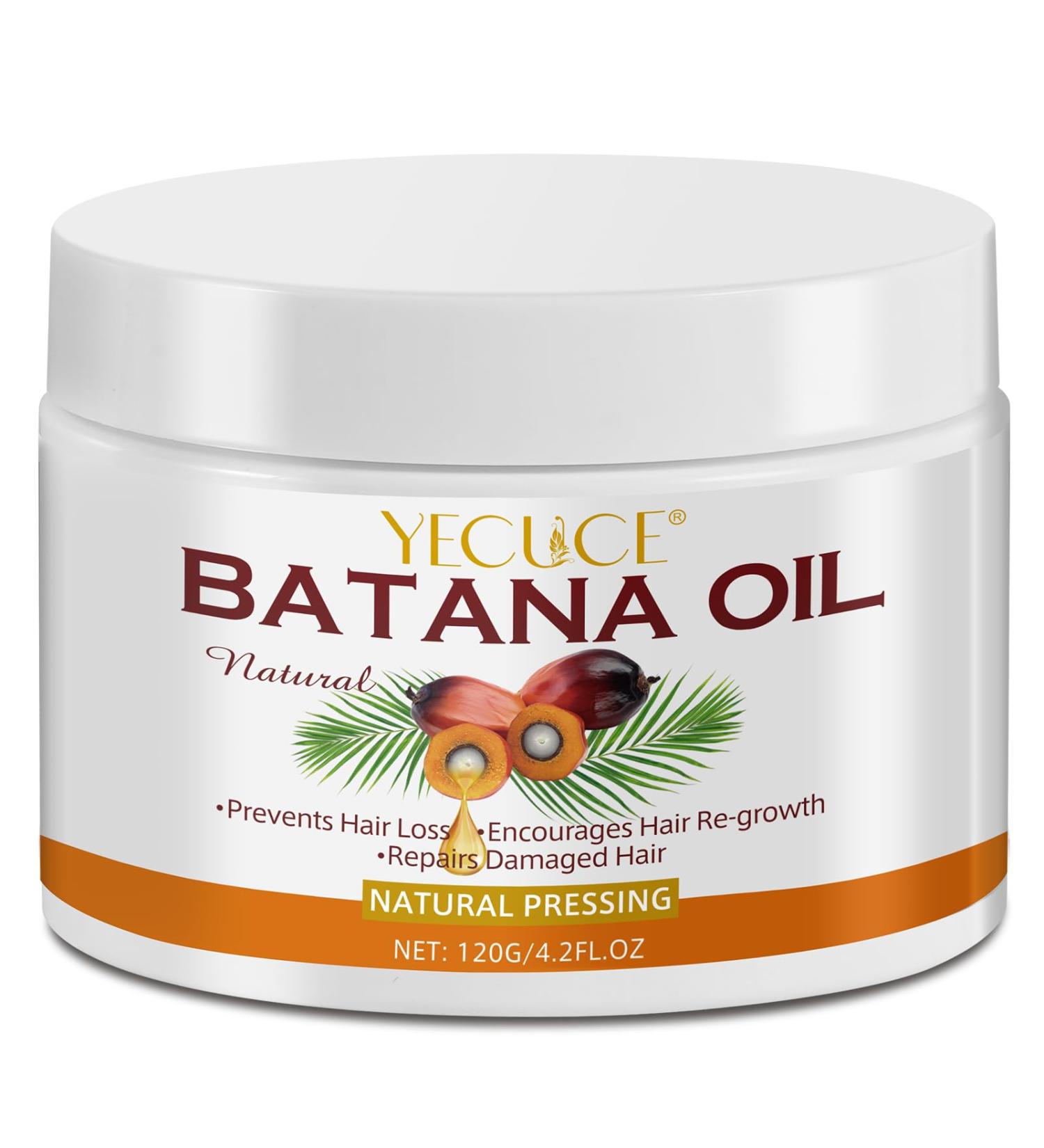 100% Pure Raw Batana Oil for Hair Growth - Natural Honduran Oil for Men & Women Prevent Hair Loss Moisturize Scalp & Enhance Thickness - 120g - Buy Online on GoSupps.com