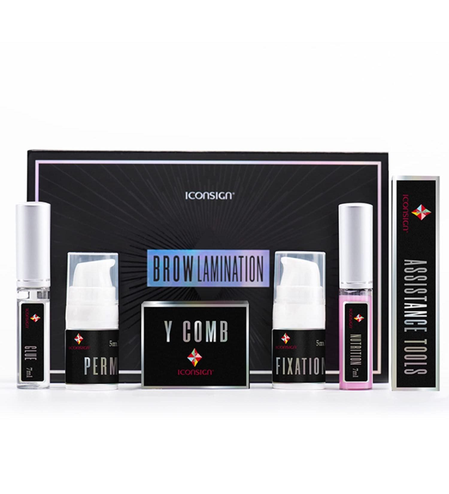 P-Beauty Eyebrow Lamination Set | 6-Part Brow Lifting Kit | Perfect Cosmetic Accessories for Beautiful Eyebrows | Ideal Gift for DIY Beauty - Buy Online on GoSupps.com