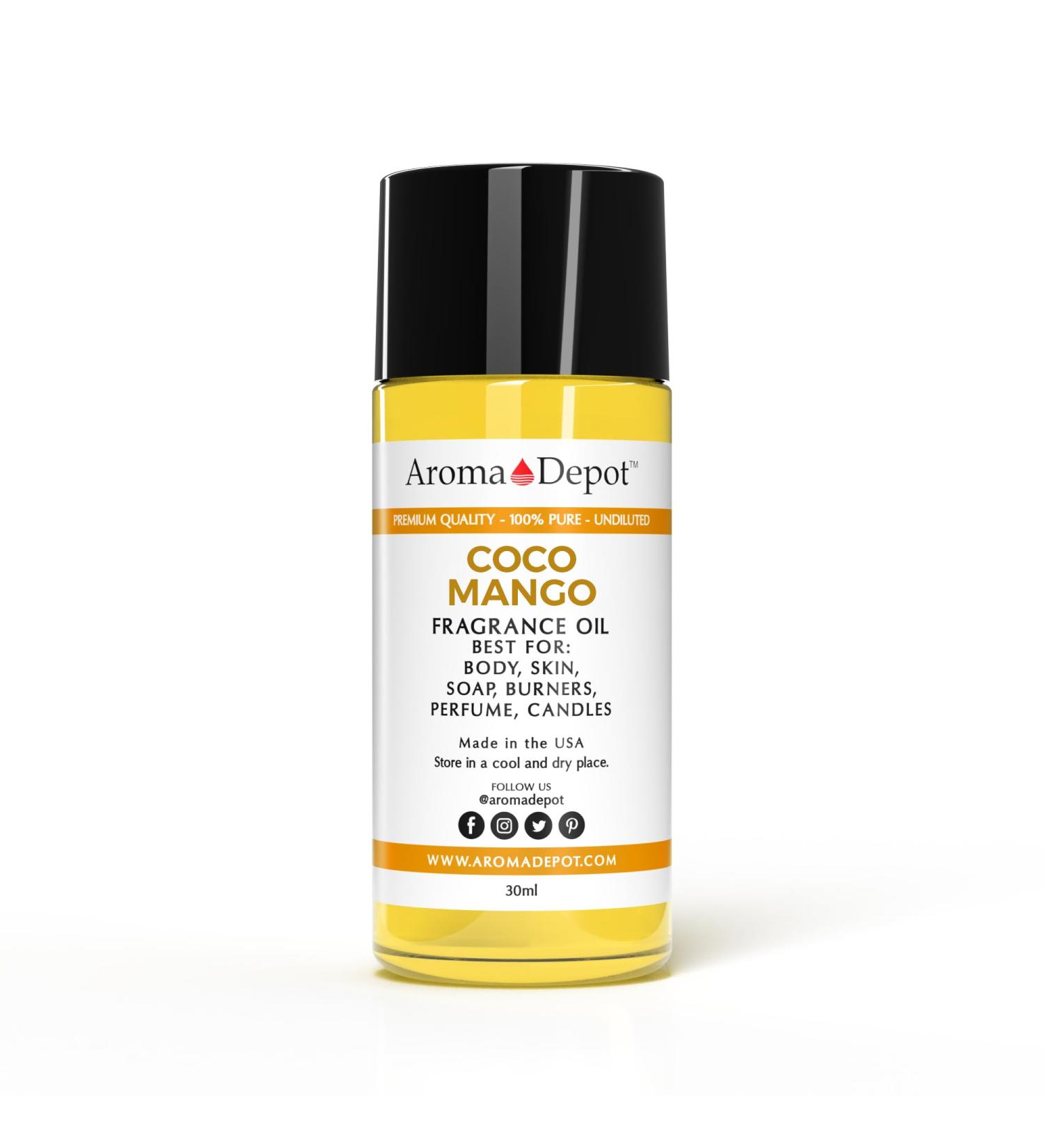 Coco Mango Roll-On Perfume | 30ml Pure Fragrance Oil for Skin & Aromatherapy - Long-lasting Body Scent - Buy Online on GoSupps.com