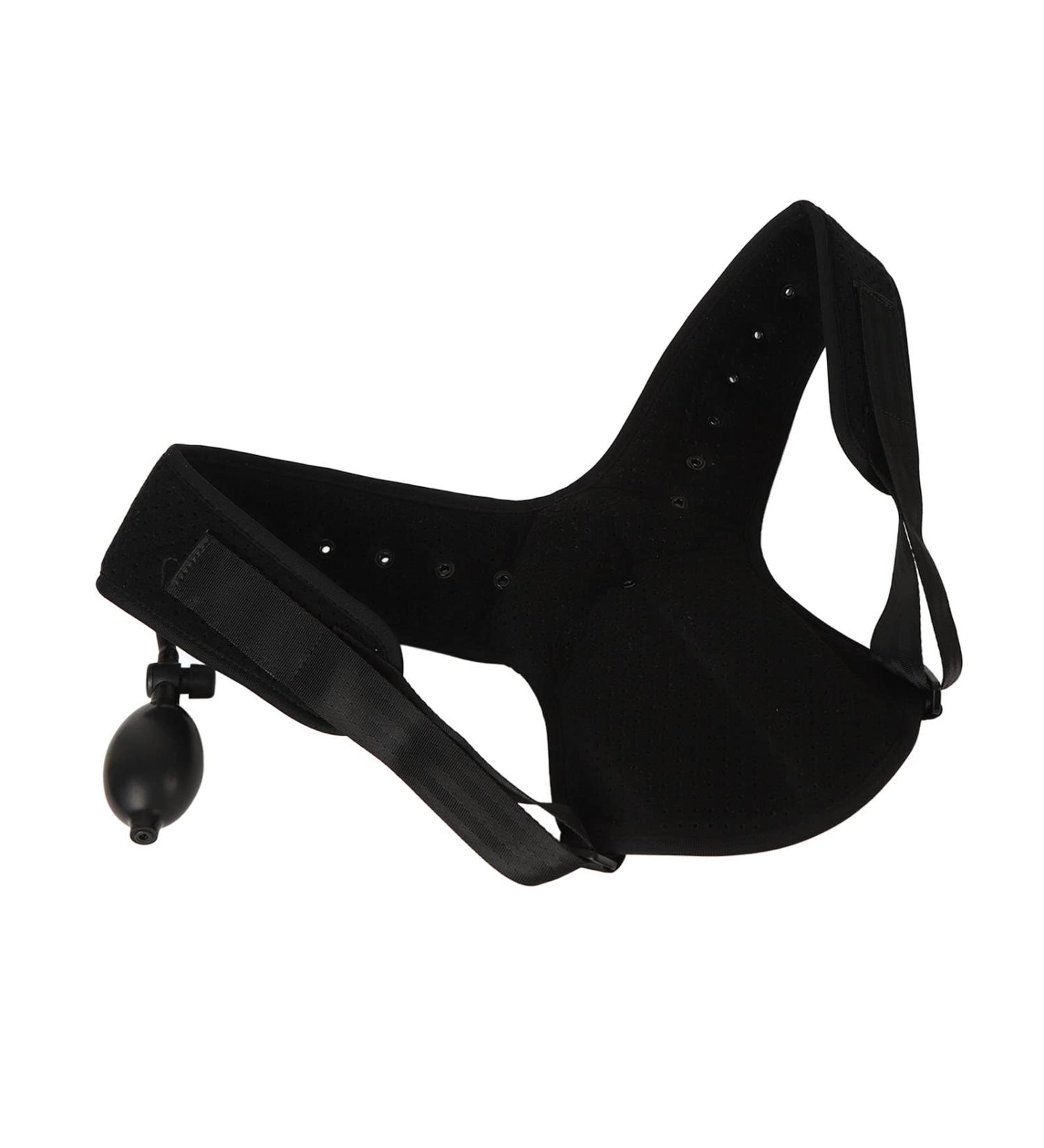 Shop Back Straightener - Inflatable Adjustable Shoulder Clavicle Brace for Women | Strong Lightweight Support - Buy Online on GoSupps.com
