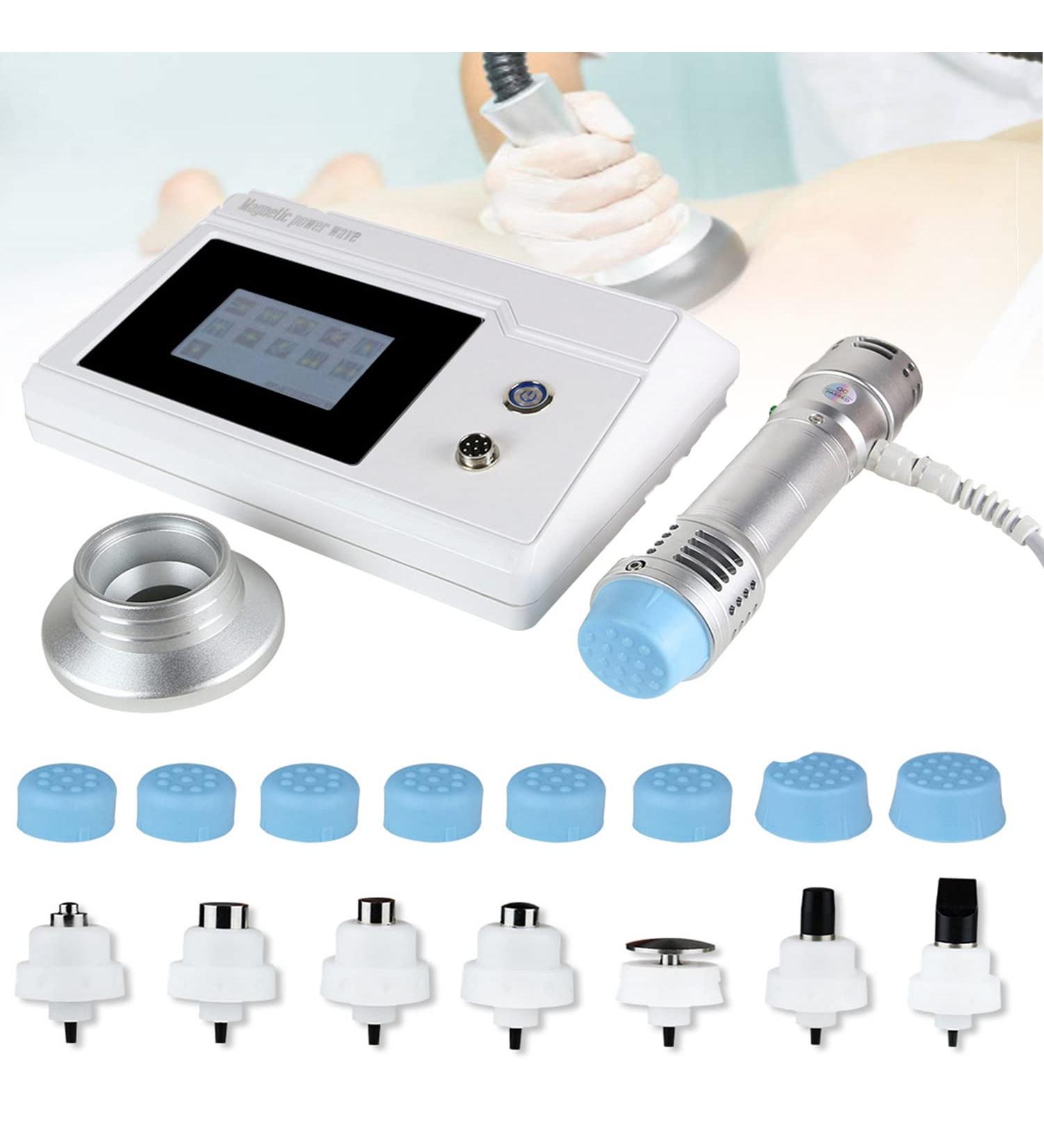 GBHJJ Shock Wave Therapy Device - ED Treatment with 7 Massage Heads | Electromagnetic Extracorporeal Therapy Massager - Buy Online on GoSupps.com