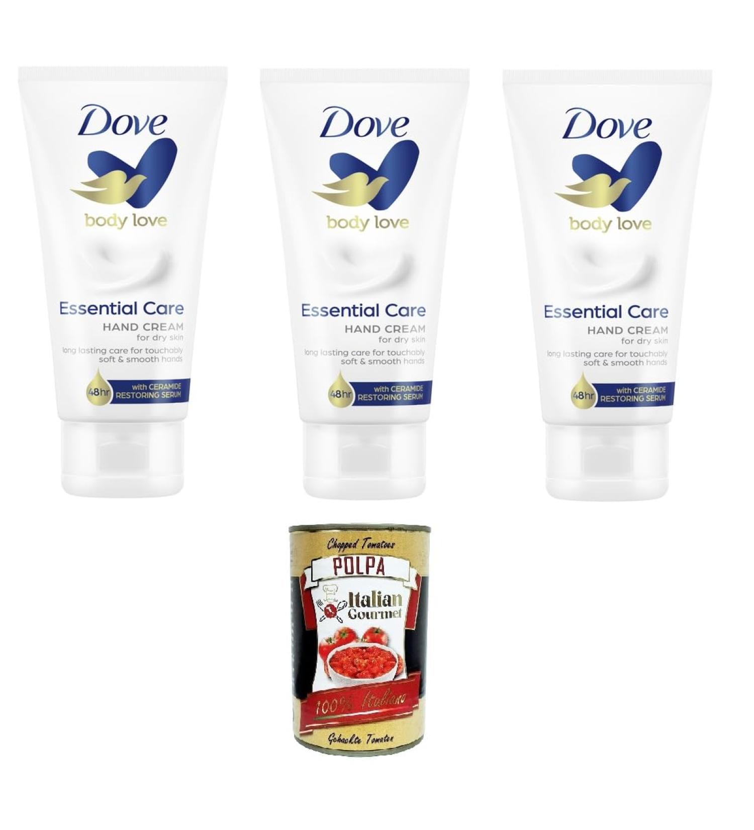 Italian Gourmet E.R. D. Body Love Essential Care Hand Cream 3 x 75 ml + Polpa Italian Gourmet 400 g - Buy Online on GoSupps.com
