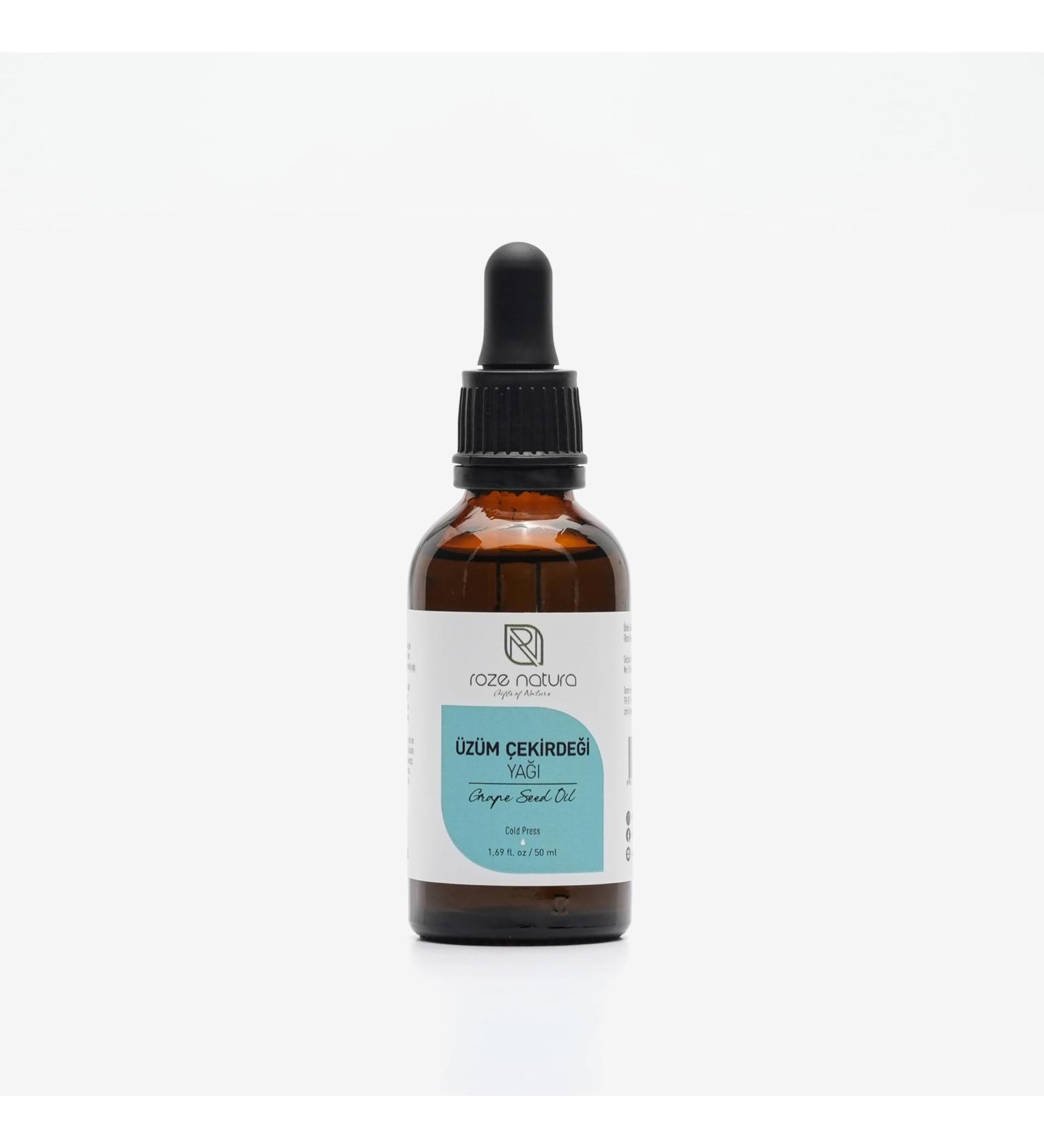 Grapeseed Oil 100% Pure & Natural Cold Pressed Virgin 1.69 fl oz (50ml)| | Skin & Hair Care