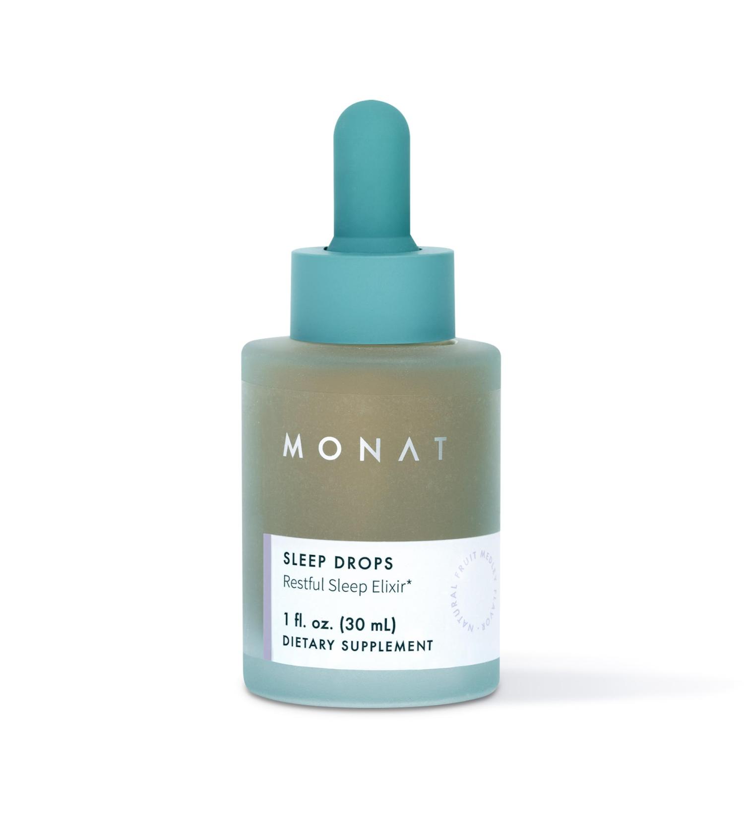 MONAT Sleep Drops Sleep Improvement Product Herbal Support Calming Bedtime Drops for Restorative Relaxation for Stress & Frenetic Life Natural Support Solution - Buy Online on GoSupps.com