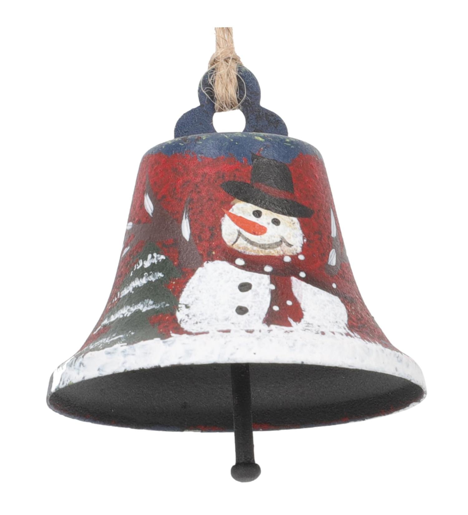 Shop Wrought Iron Abaodam Bell Pendants | Christmas Decorations & Artificial Flower Garlands | 7x7cm Metal Ring - Buy Online on GoSupps.com