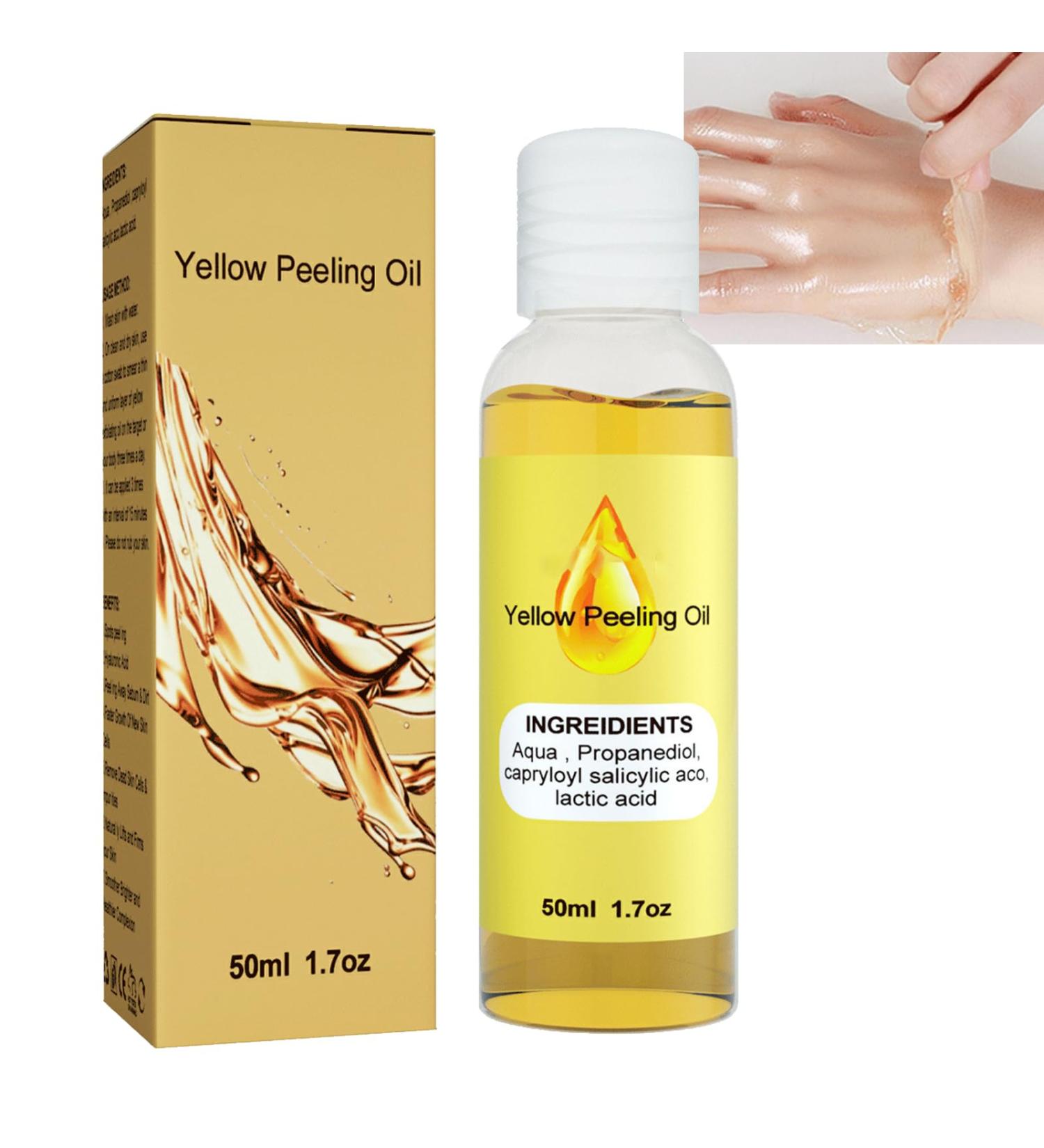KOAHDE Super Strength Peeling Oil Removing Exfoliating Oil Bright White Exfoliating Oil Remove Exfoliating Moisturizing Oil Natural Spots Whitening Peeling Oil Yellow Peeling Oil All Types 50ML - Buy Online on GoSupps.com