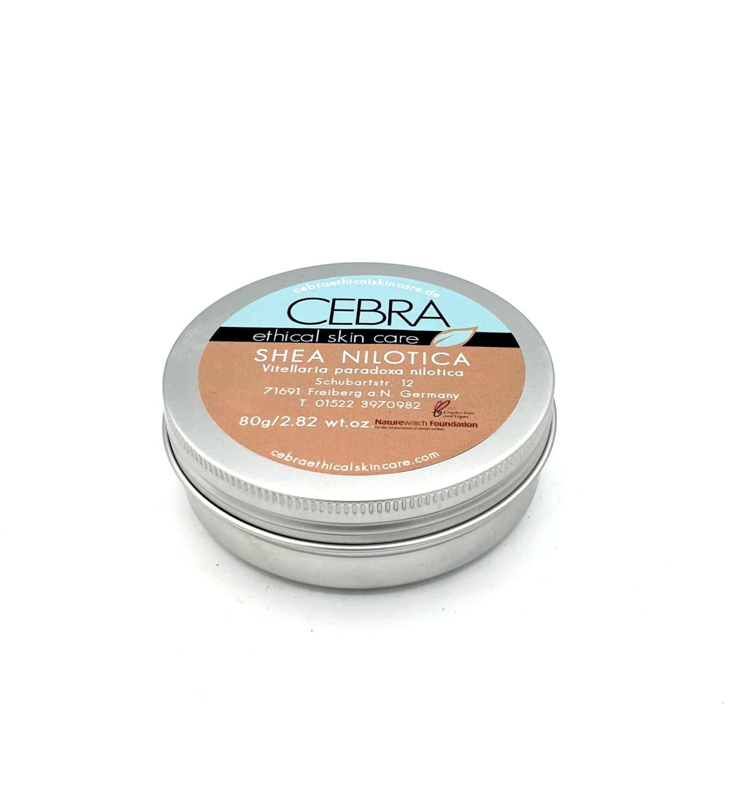 Shea Butter Unrefined Organic Nilotica | Cold Pressed for Dry Skin | Cebra Ethical Skincare - International Shipping - Buy Online on GoSupps.com