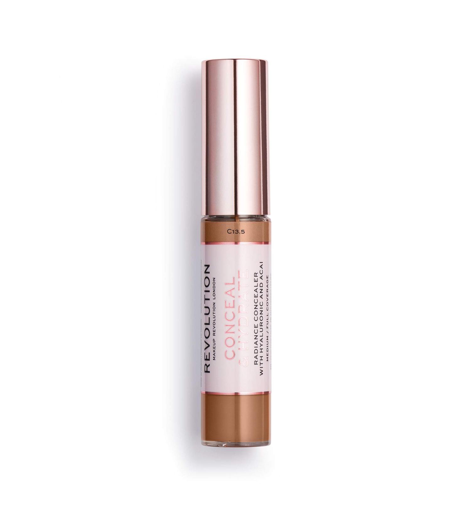 Makeup Revolution Beauty London Concealer C13.7 - Full Coverage Formula - 1 Count - Buy Online on GoSupps.com
