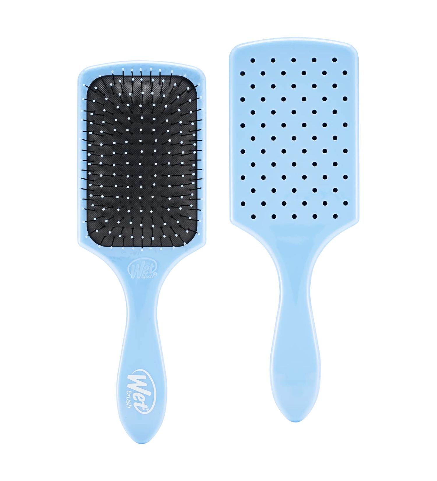 Wet-Brush Paddle Detangler Hair Brush - Sky | Pain-Free Knot Removal for All Hair Types - Buy Online on GoSupps.com
