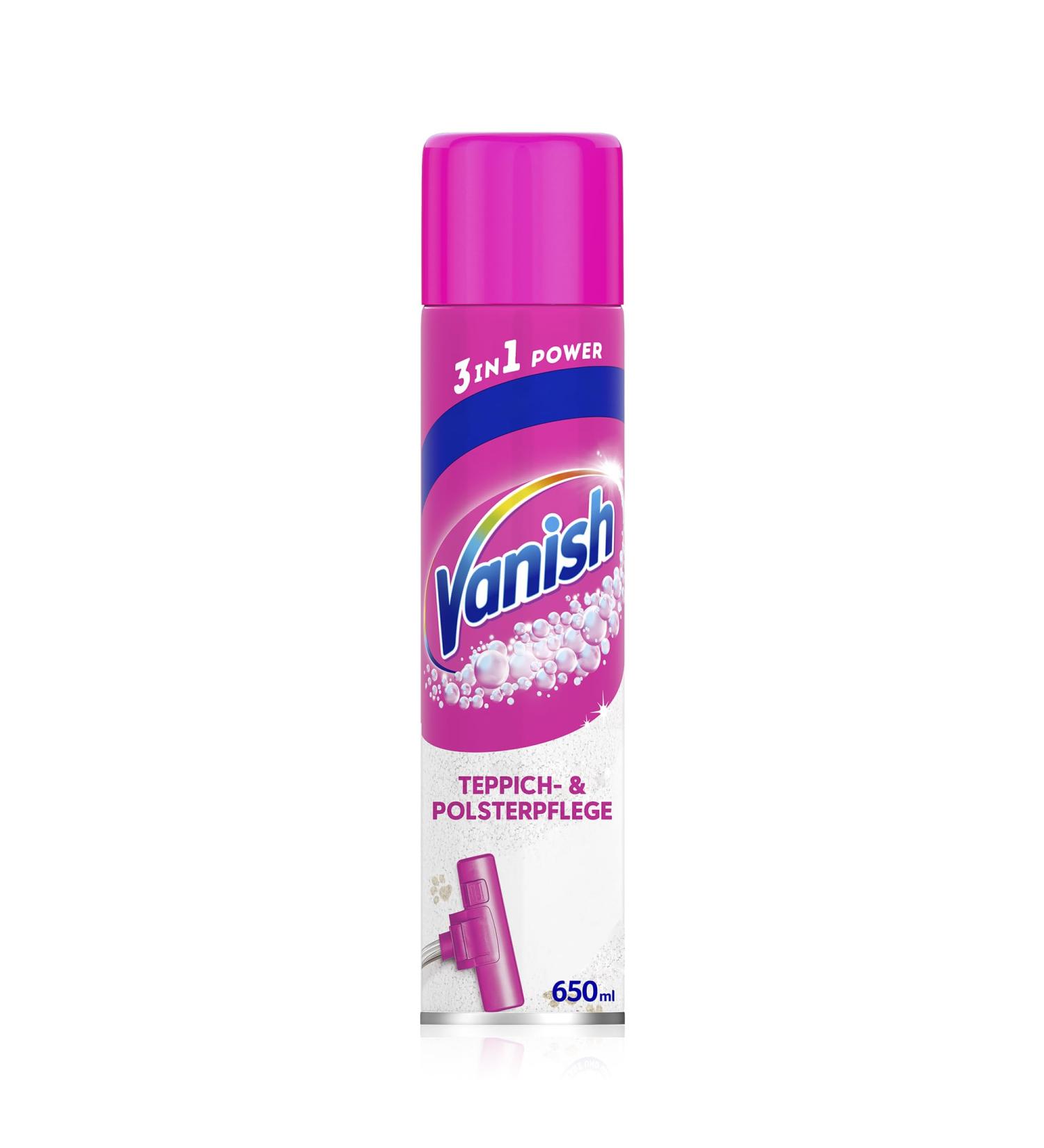 Vanish Gold Power Foam Carpet Cleaner - Extra Strong Dirt Bad Smell & Dust Removal - 650ml - 1 Pack - Buy Online on GoSupps.com