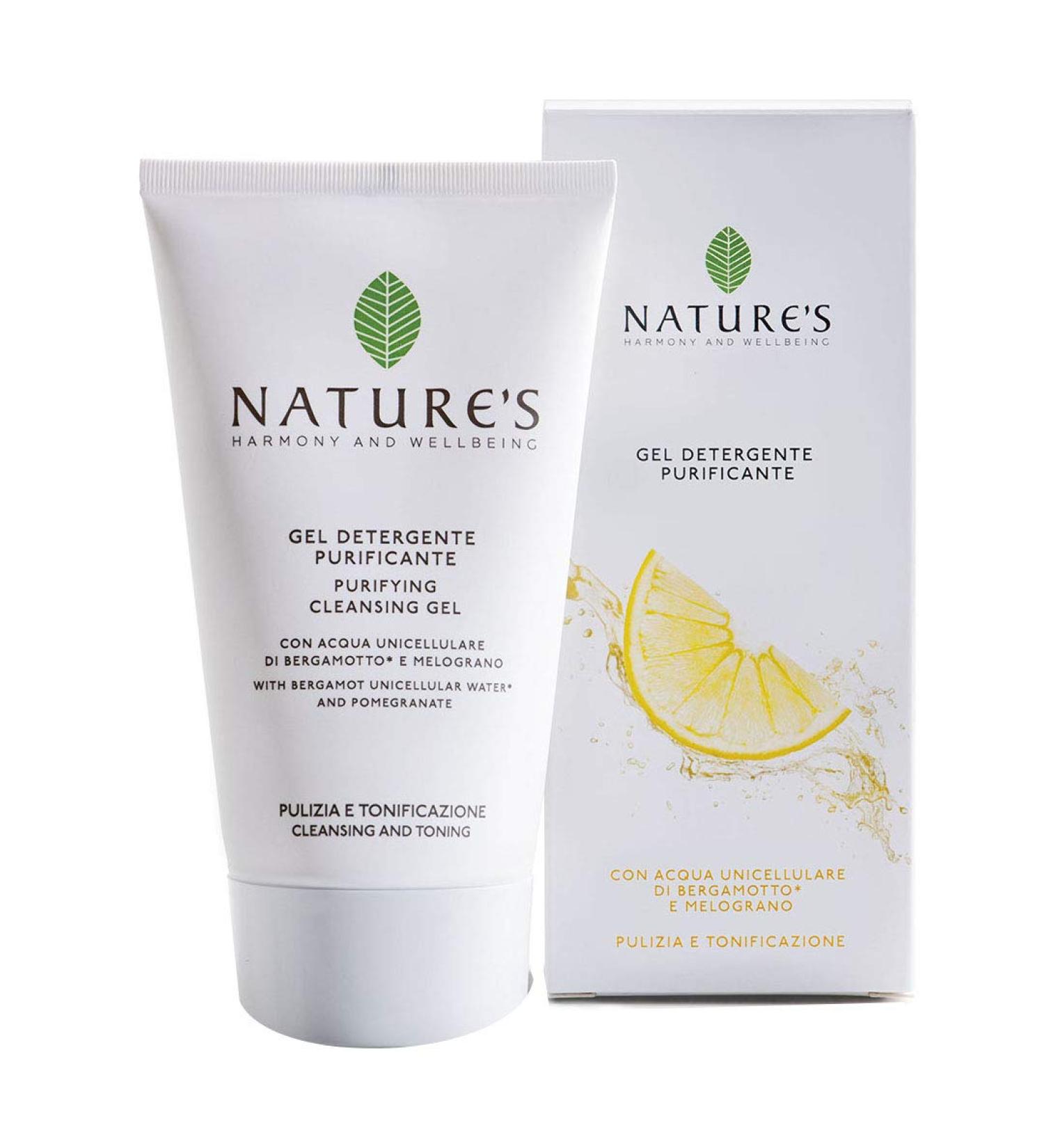 Gel nettoyant purifiant eau unicellulaire nettoie et tonifie