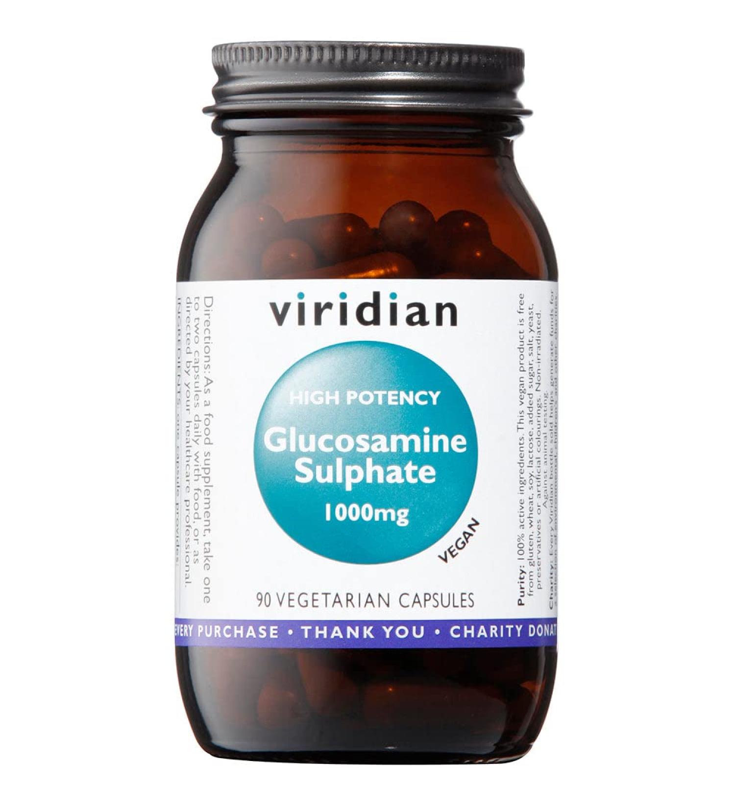 Viridian High Potency Glucosamine Sulphate 90 caps
