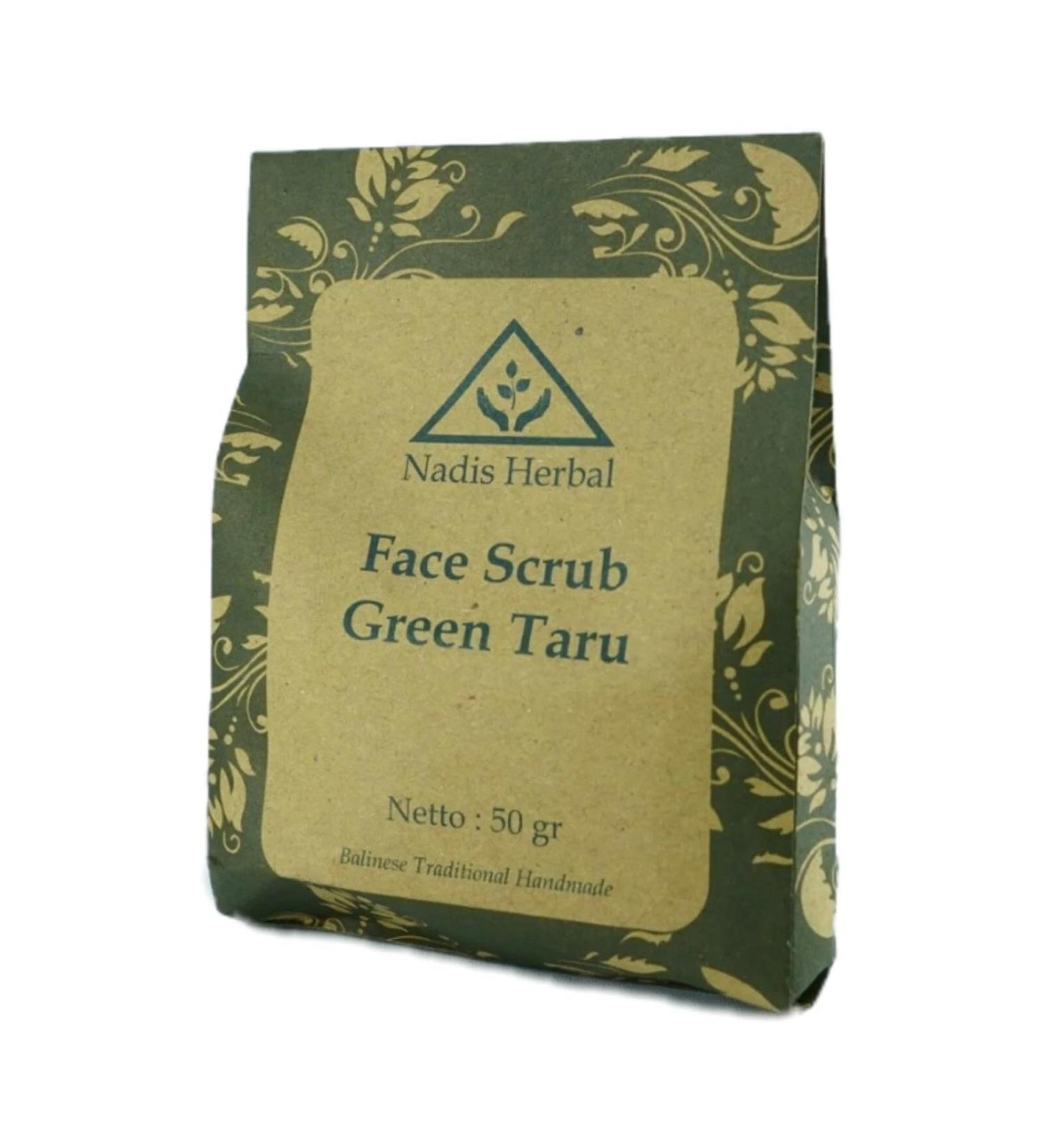 Nadis Herbal Face Scrub Green Taru 50g (Pack of 1)
