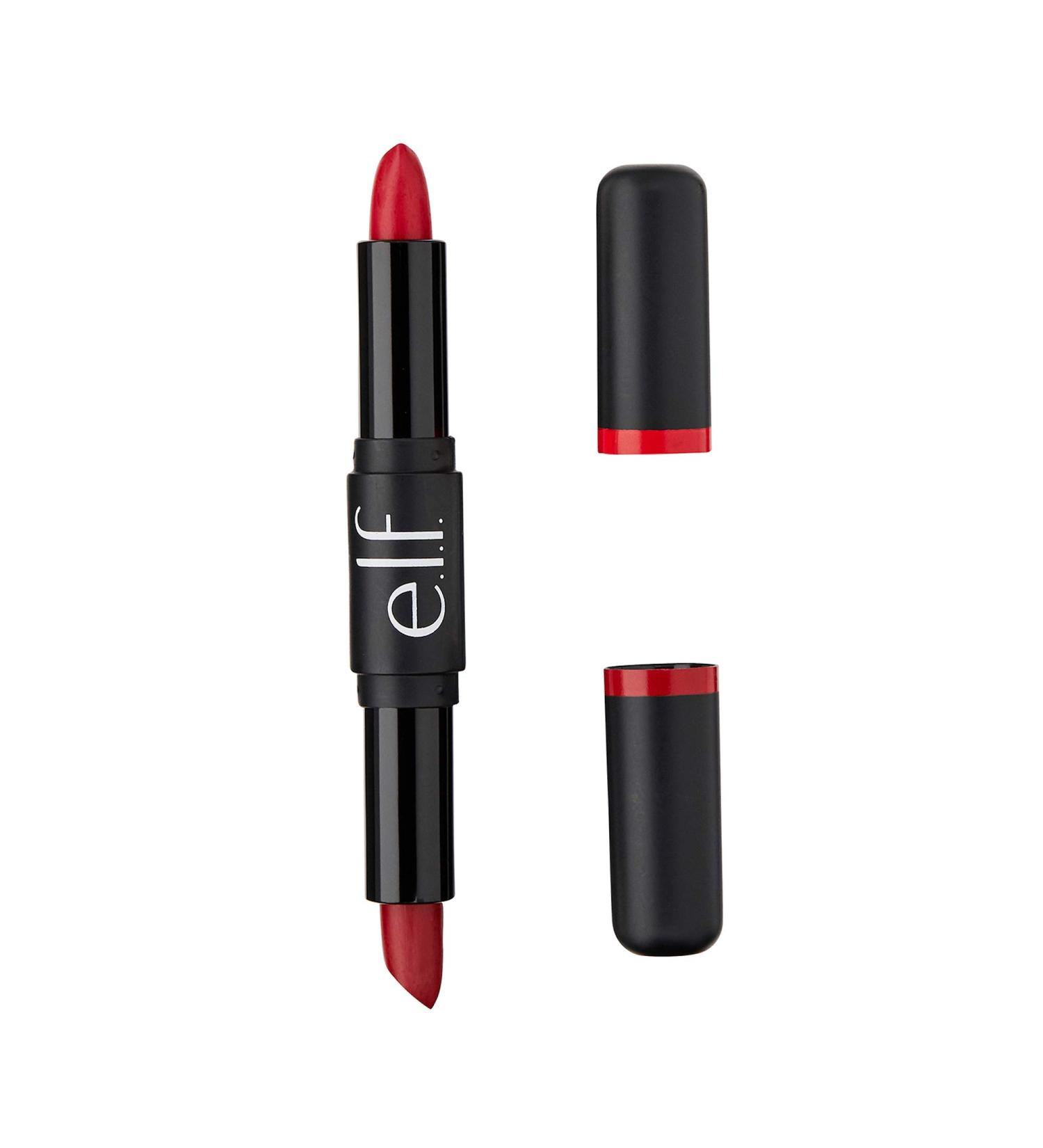 E.L.F. Day to Night Lipstick Duo - Red Hot Reds (0.05 oz) | Long-lasting & Bold Colors - Buy Online on GoSupps.com