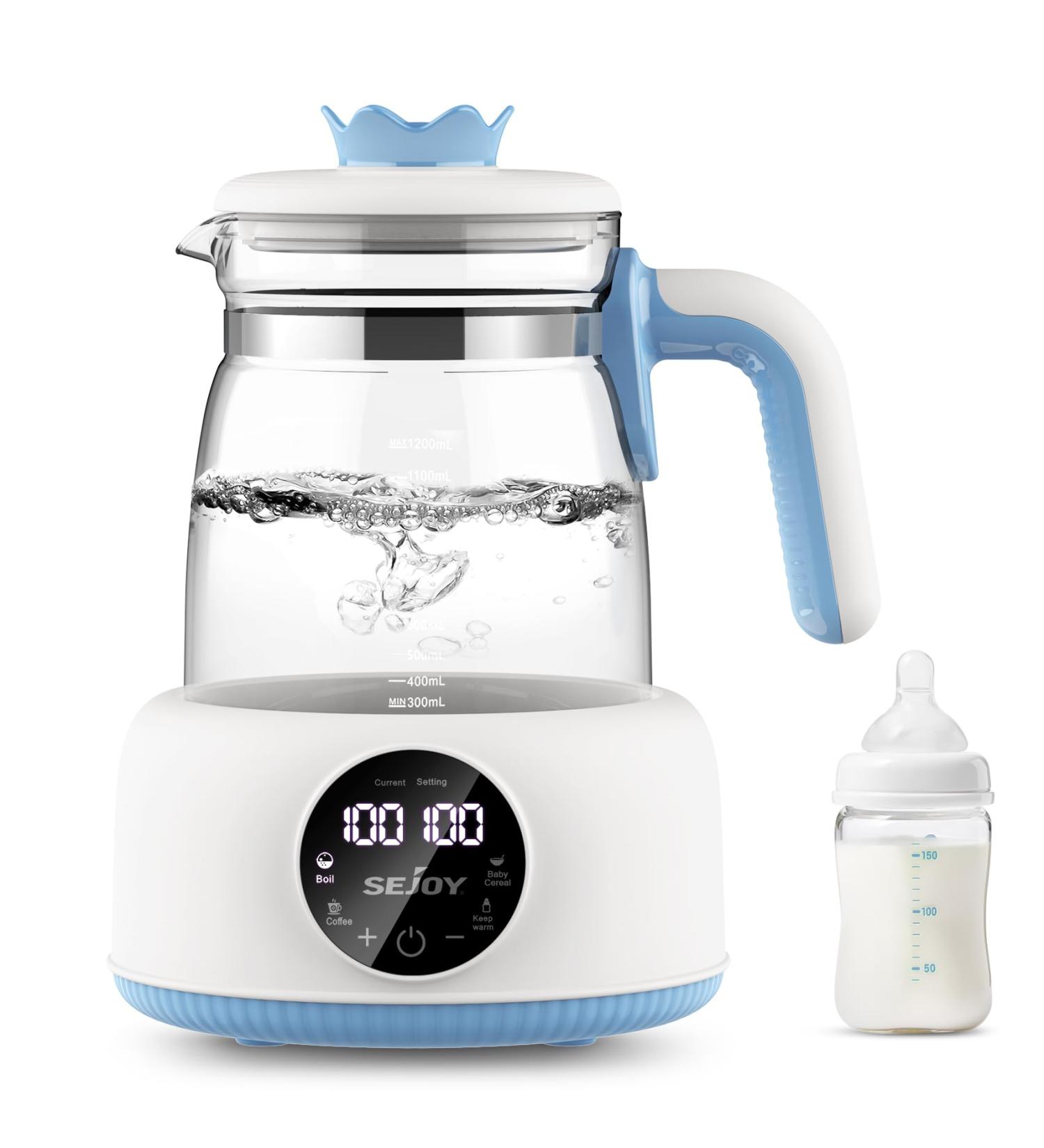 Sejoy Baby Formula Kettle: Fast Water Dispenser for Accurate Temperature Control - 1.2L - Buy Online on GoSupps.com