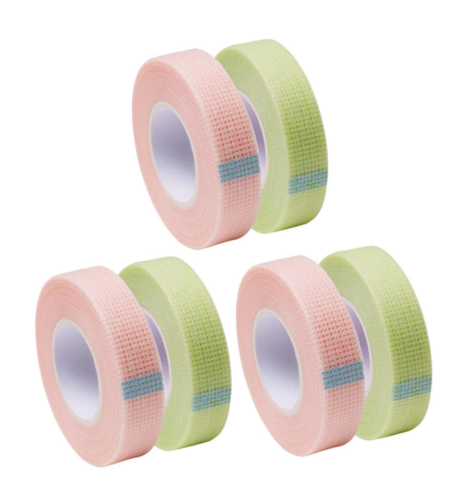 Housoutil 6 Rolls Lash Tape Eyelash Patches Adhesive Fabric Tape Lash Extensions Pads Eyelash Patches Medical Adhesive Tape Strip With Holes Extension Belt Non-woven Tape - Buy Online on GoSupps.com