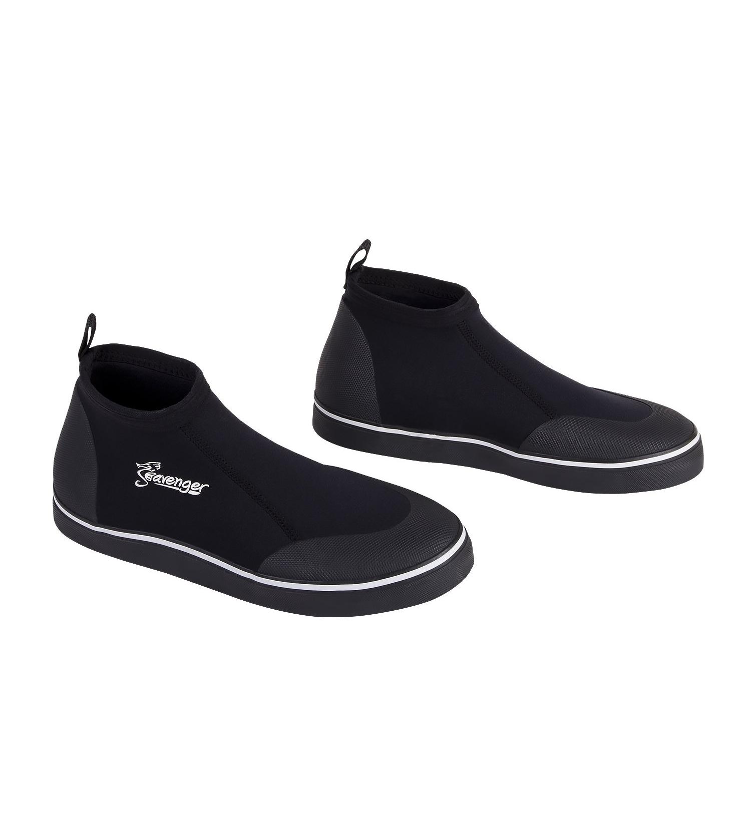 Seavenger Atlantis 3mm Neoprene Aqua Shoes Classic Black - Size 7 Women/6 Men - Buy Online on GoSupps.com