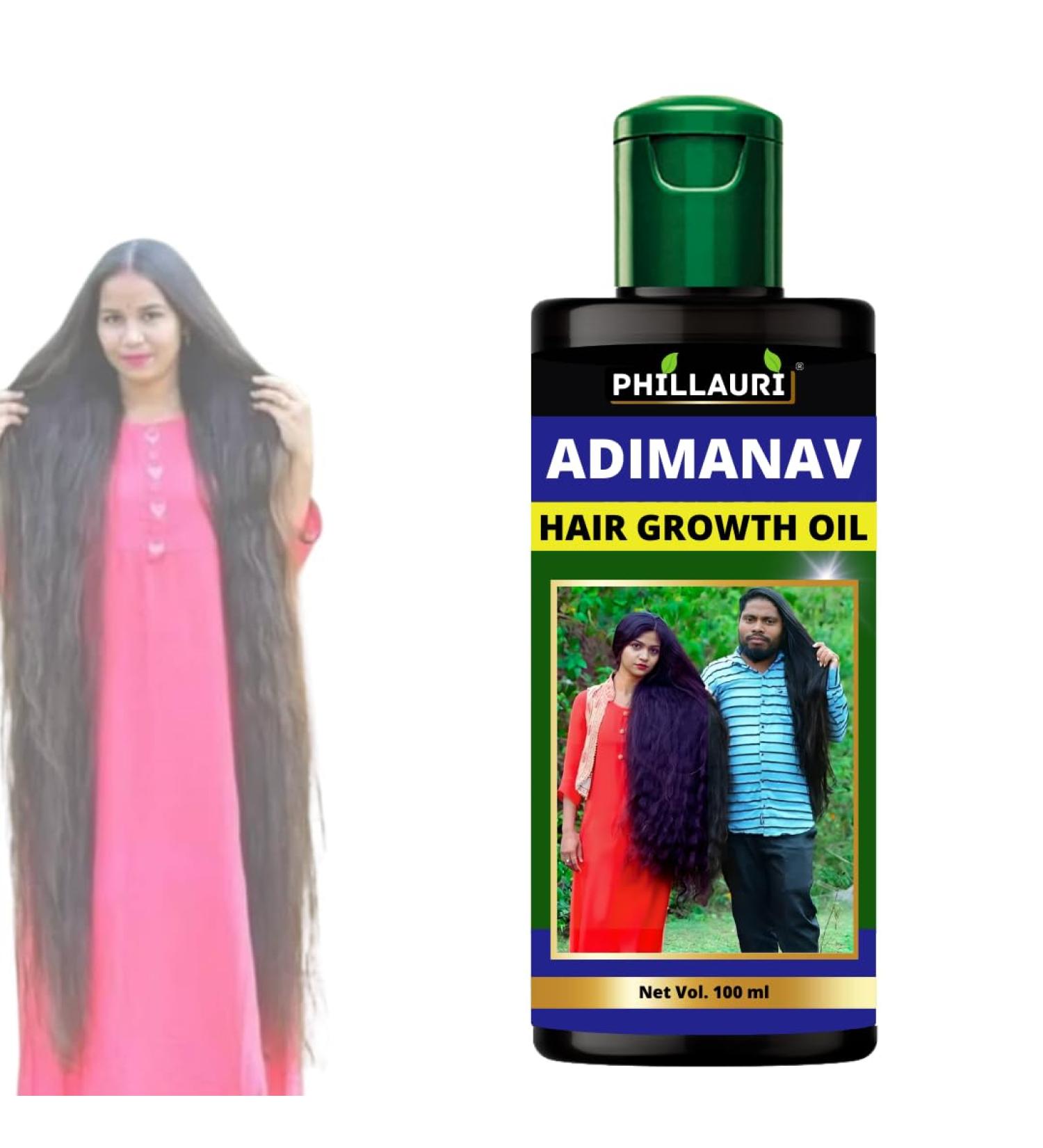 Adivasi Oil Neelambari - Herbal Hair Growth Oil for Dry Hair & Hair Fall Control | Castor Amla Jojoba Argan Rosemary Oils - Buy Online on GoSupps.com