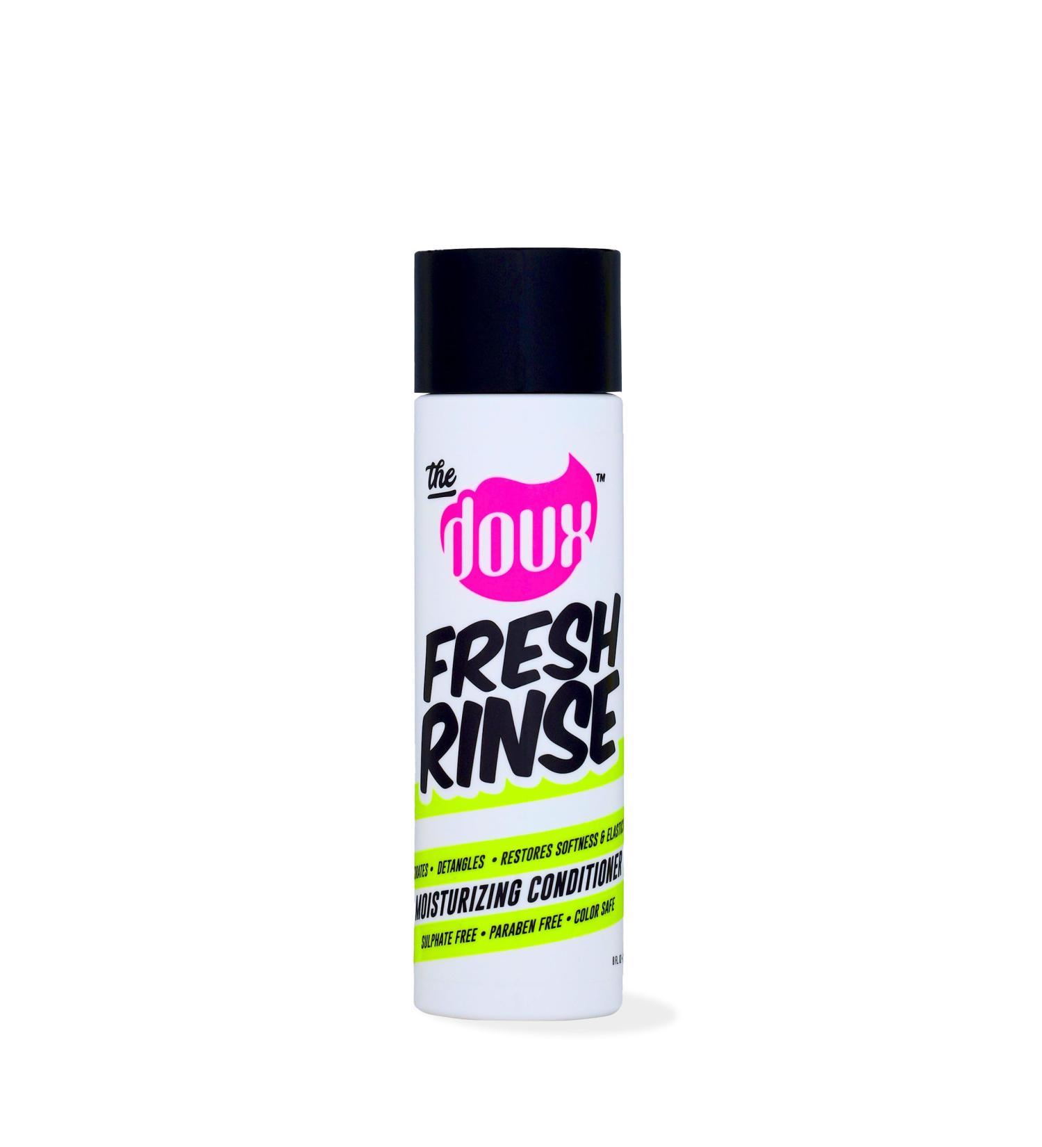 The Doux - FRESH RINSE Moisturizing Conditioner - Hydrating Hair Conditioner - Contains Shea Butter and Sea Silk - Sulfate-Free Paraben-Free 8 Ounce (Pack of 1)