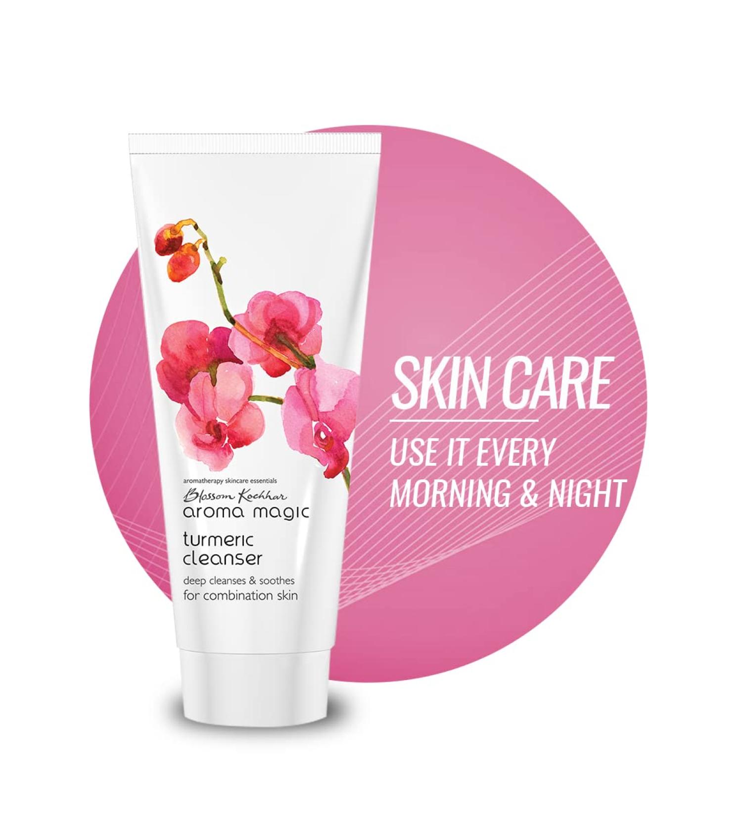 Aroma Magic Turmeric Cleanser for Combination Skin - 100g | Soothing & Gentle International Shipping - Buy Online on GoSupps.com