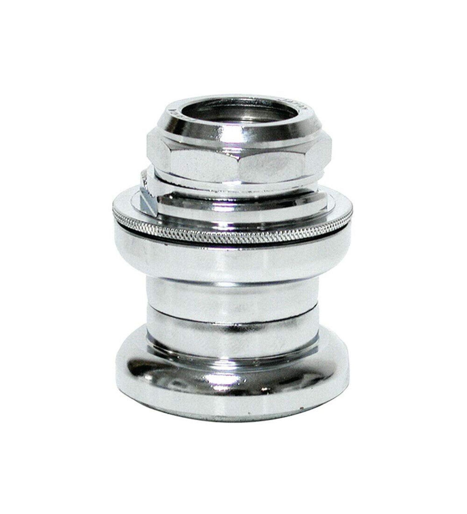 Tioga Beartrap II Headset 1" Threaded Chrome BMX.