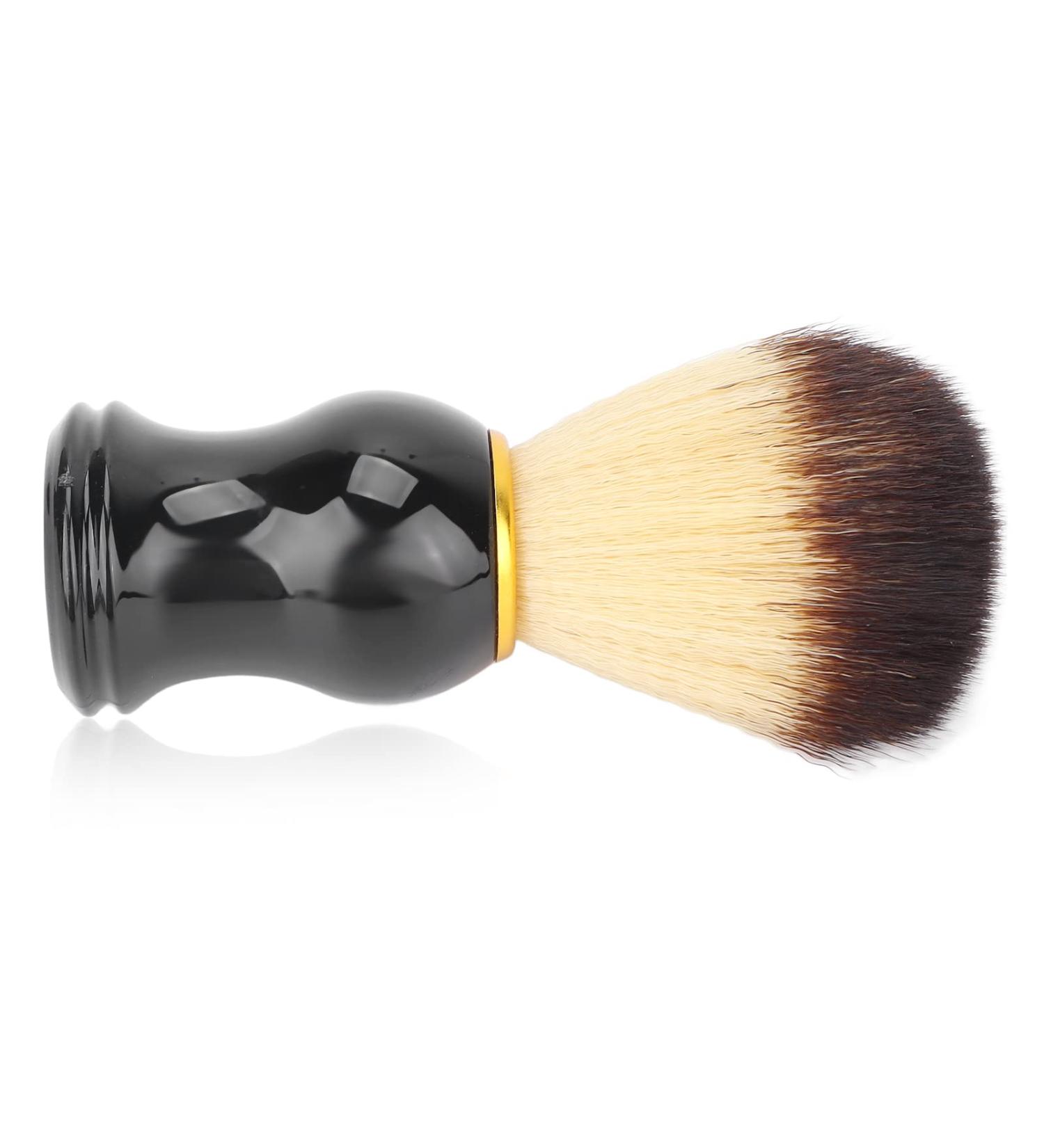 Soft Beard Foam Shaving Brush | Water-Absorbent Nylon Hair & Wooden Handle | Ideal Men's Gift for Salon & Home Use - Buy Online on GoSupps.com