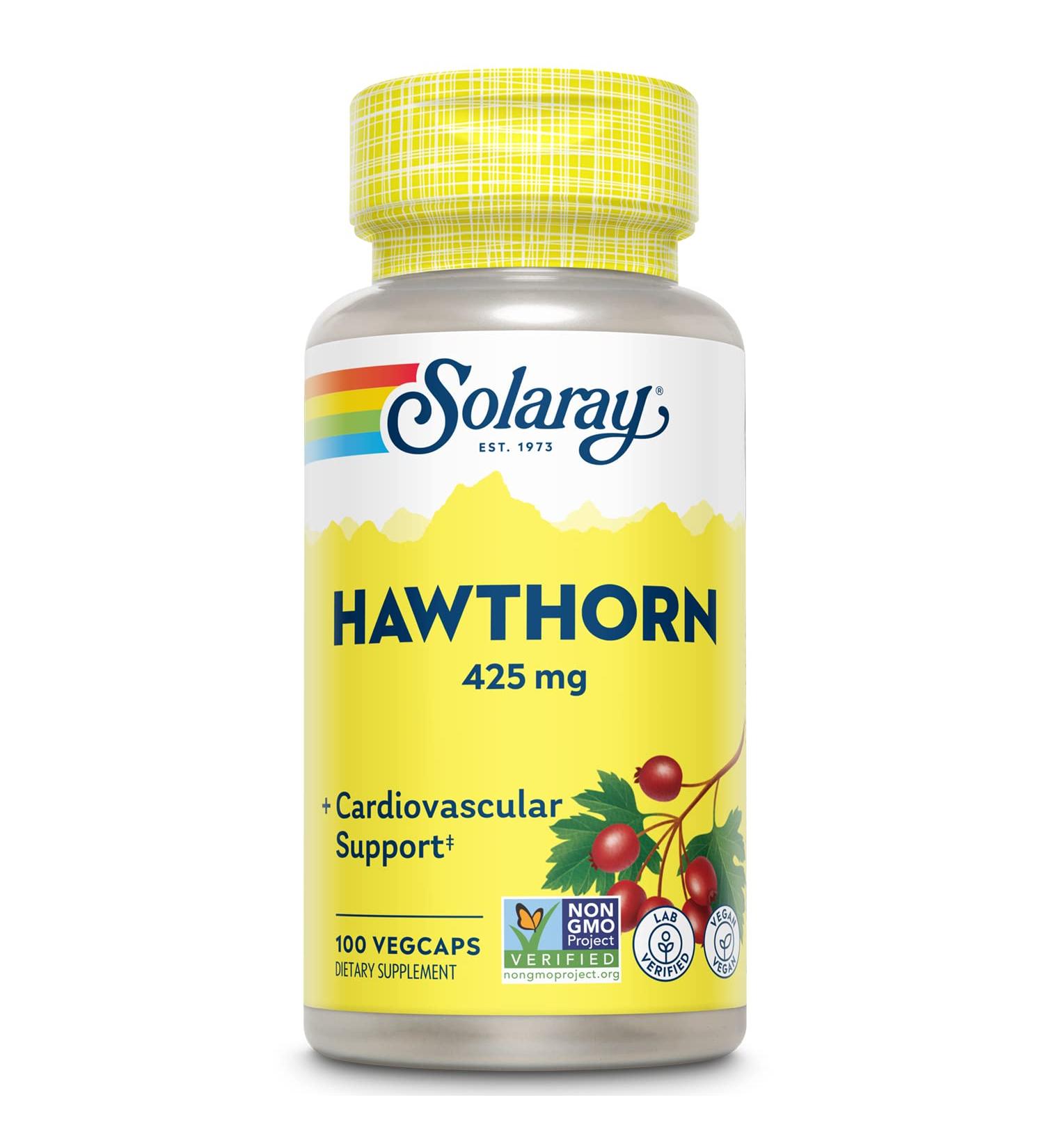 SOLARAY Hawthorn Berry 425mg | 100 VegCaps