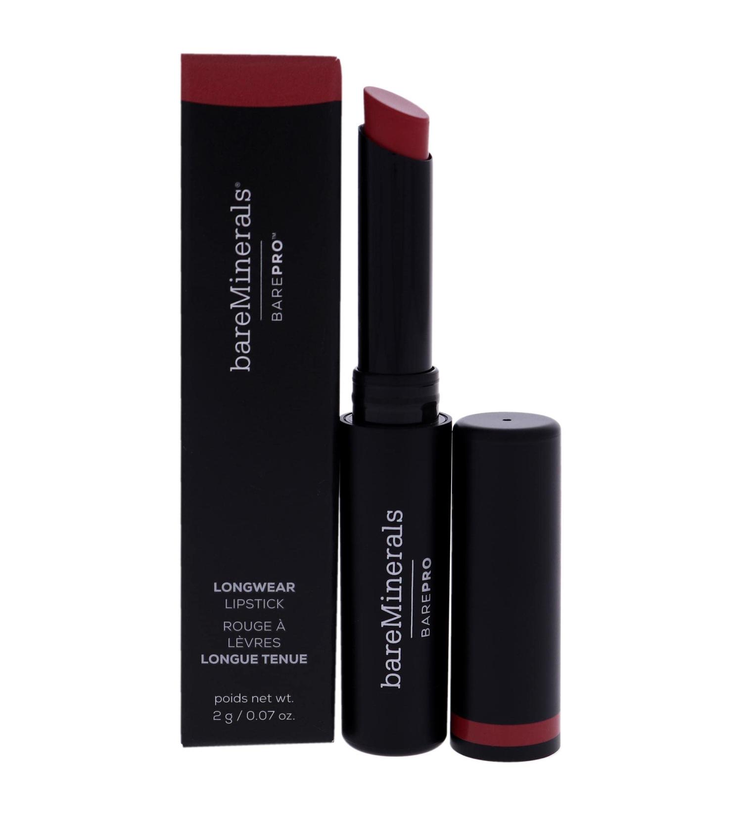 BareMinerals BarePro Longwear Lipstick Geranium - Long-lasting Formula 30g | Shop Now! - Buy Online on GoSupps.com
