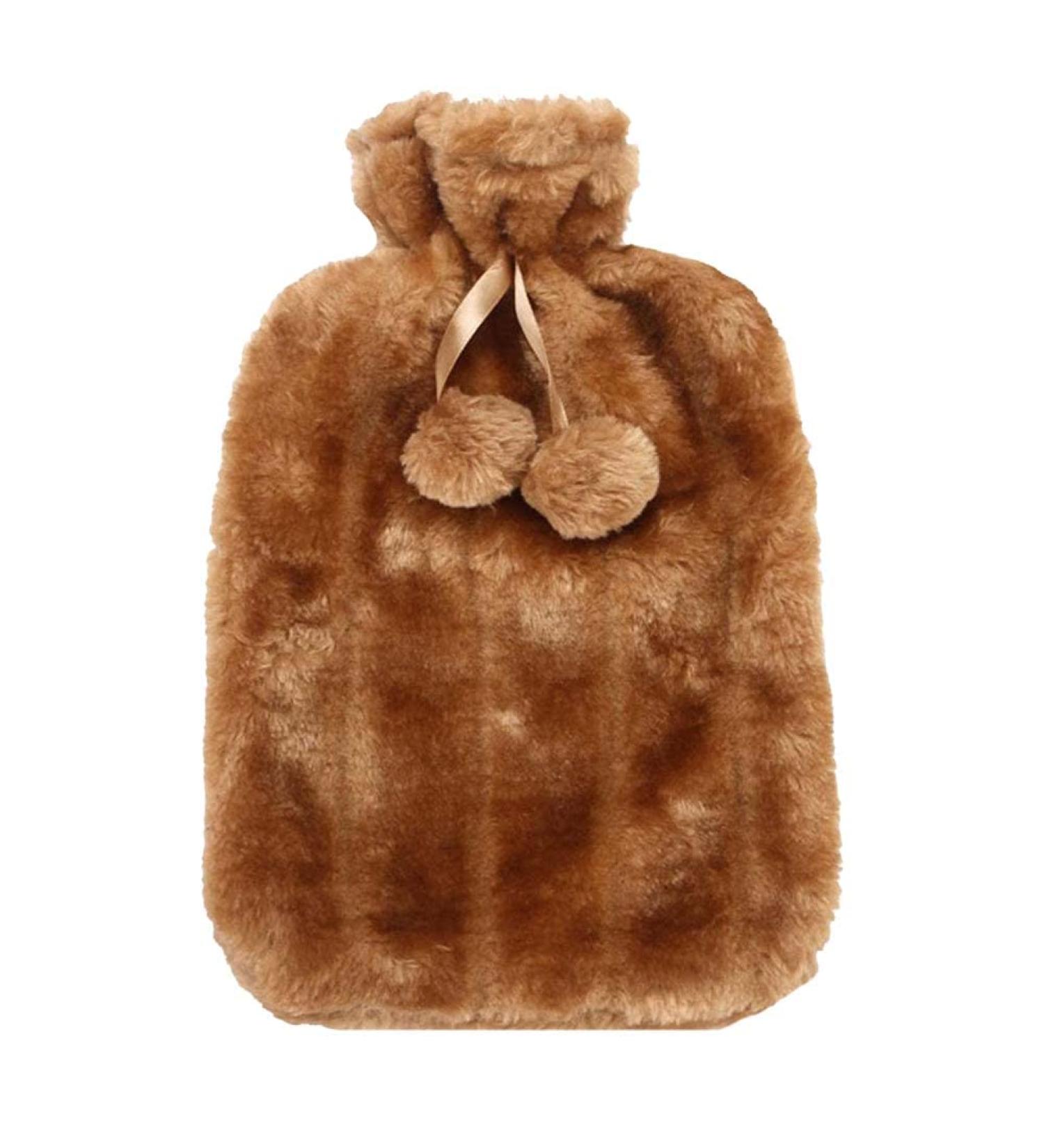 Buy 2L Warmth Cover - Plush Yellow Faux Rabbit Fur Manual Warmer for Winter Gifts & Home Decor - Buy Online on GoSupps.com