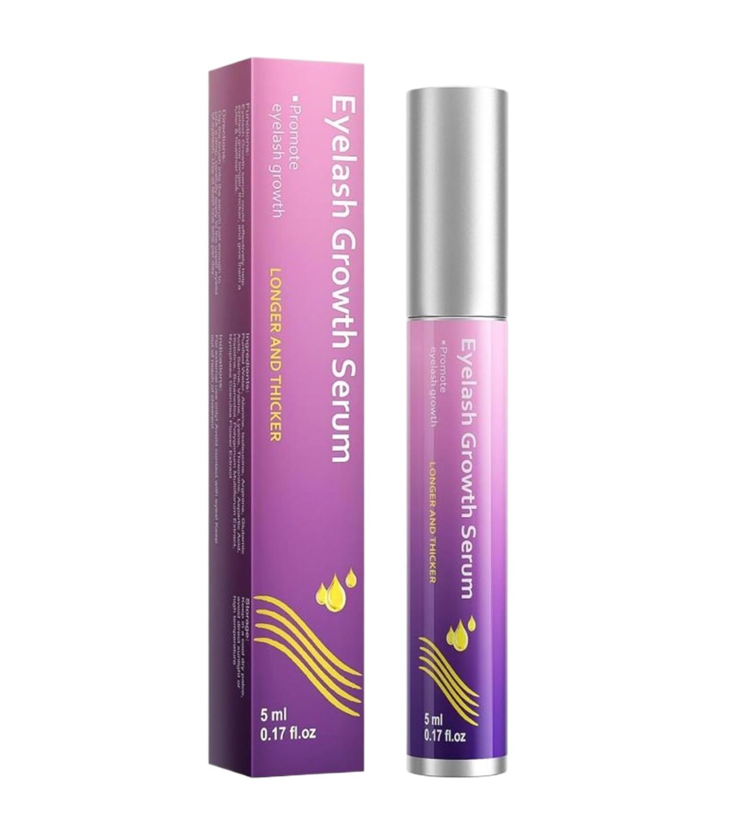 Eyelash Growth Serum Increases Eyelash Growth 3 ml Serum Nourishes and Hydrates Damaged Eyelashes Thicker and Longer For Women and Men Daily Routine - Buy Online on GoSupps.com