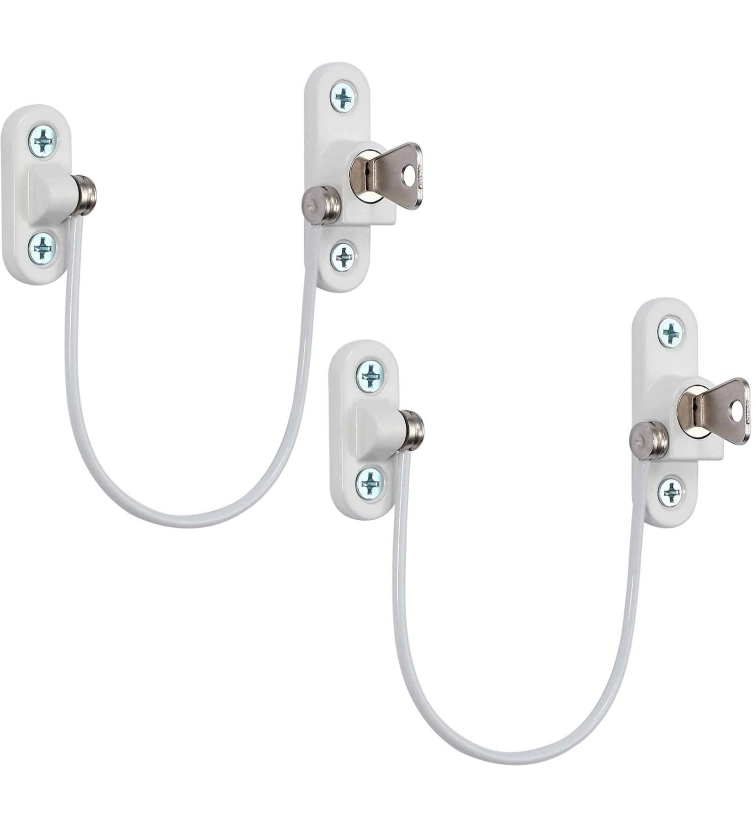 Sandiiyago 2er-Pack Window Lock - Baby & Pet Safety Window Limiter | Prevent Falls | International Shipping Available - Buy Online on GoSupps.com