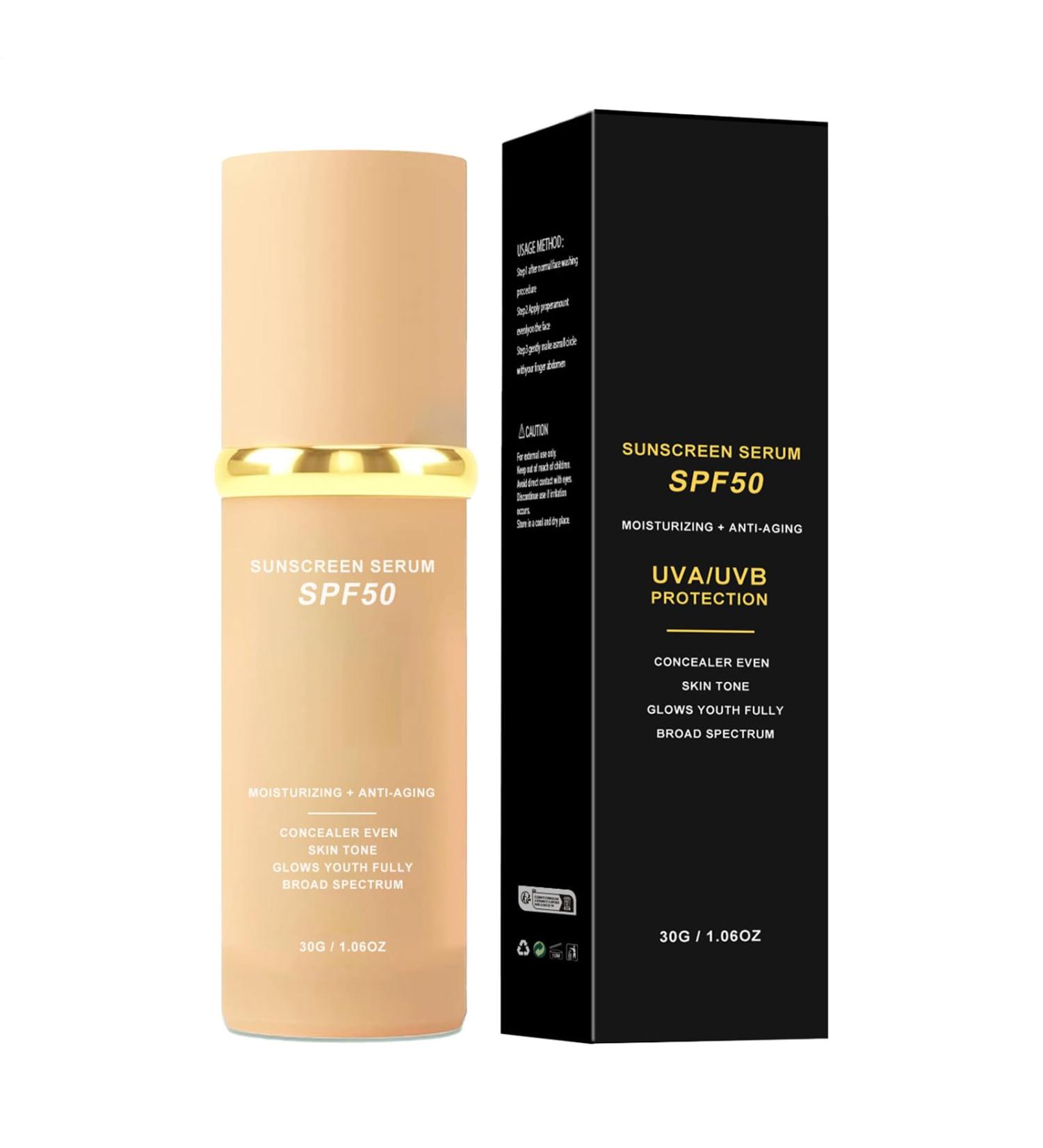 Ziennhu 4in1 Biomimic Foundation Mid Spectrum Moisturizing makeup SPF 50 with UV protection Long lasting waterproof full coverage and concealer for women - Buy Online on GoSupps.com