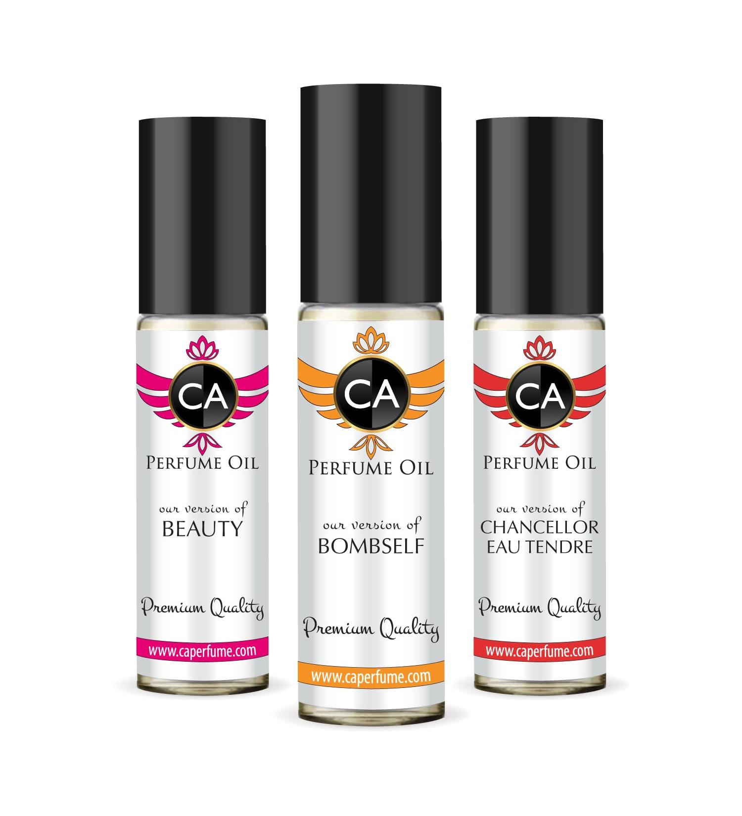 CA WOMEN PERFUME OIL SET Impression of (Beauty + Bombself + Chance Eau Tendre) 0.3 Fl Oz x 3 Roll on - Buy Online on GoSupps.com
