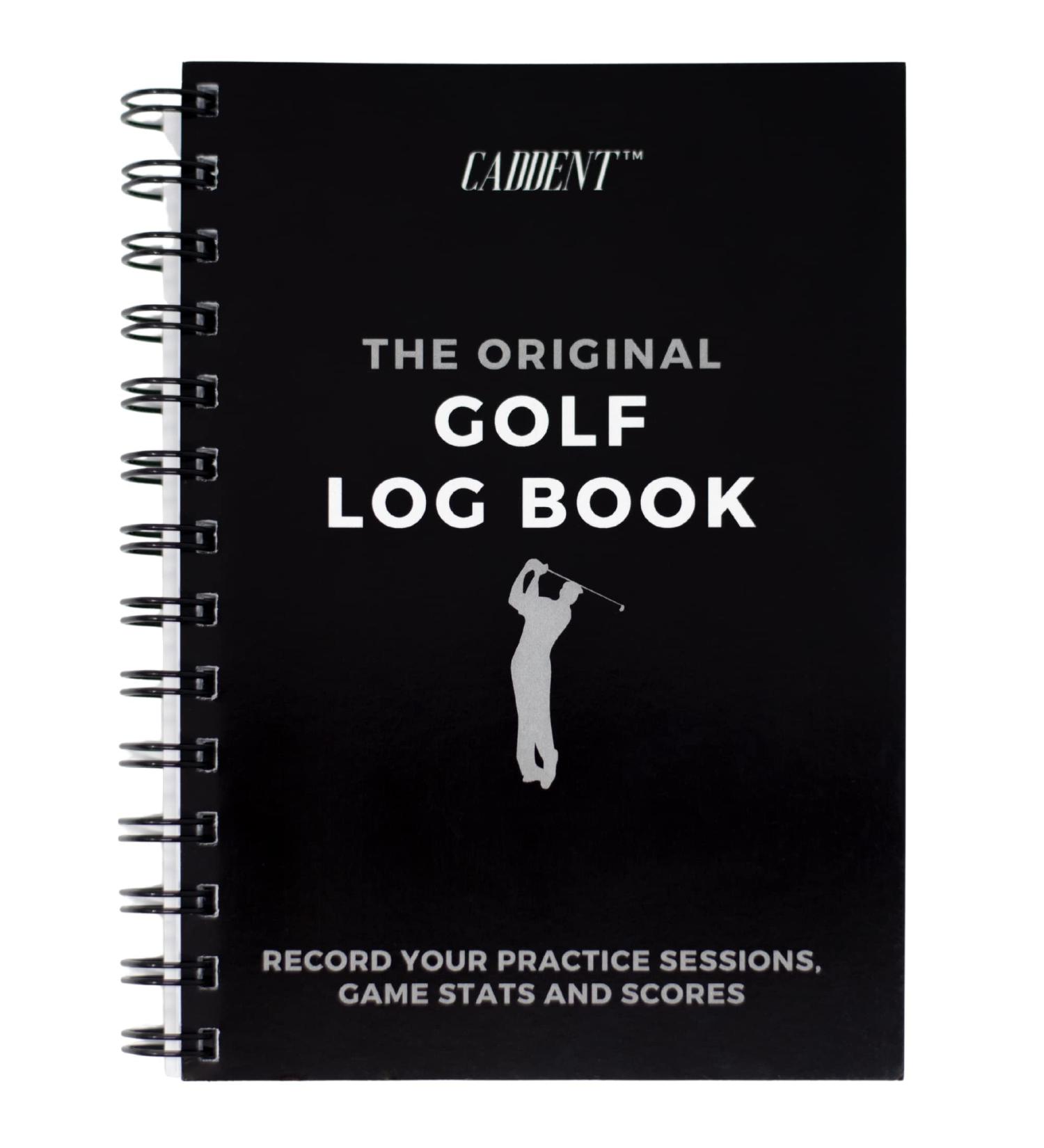CADDENT GOLF Log Book - 150 Pages Wire-Bound Golf Notebook for Practice and Round Logging - Buy Online on GoSupps.com