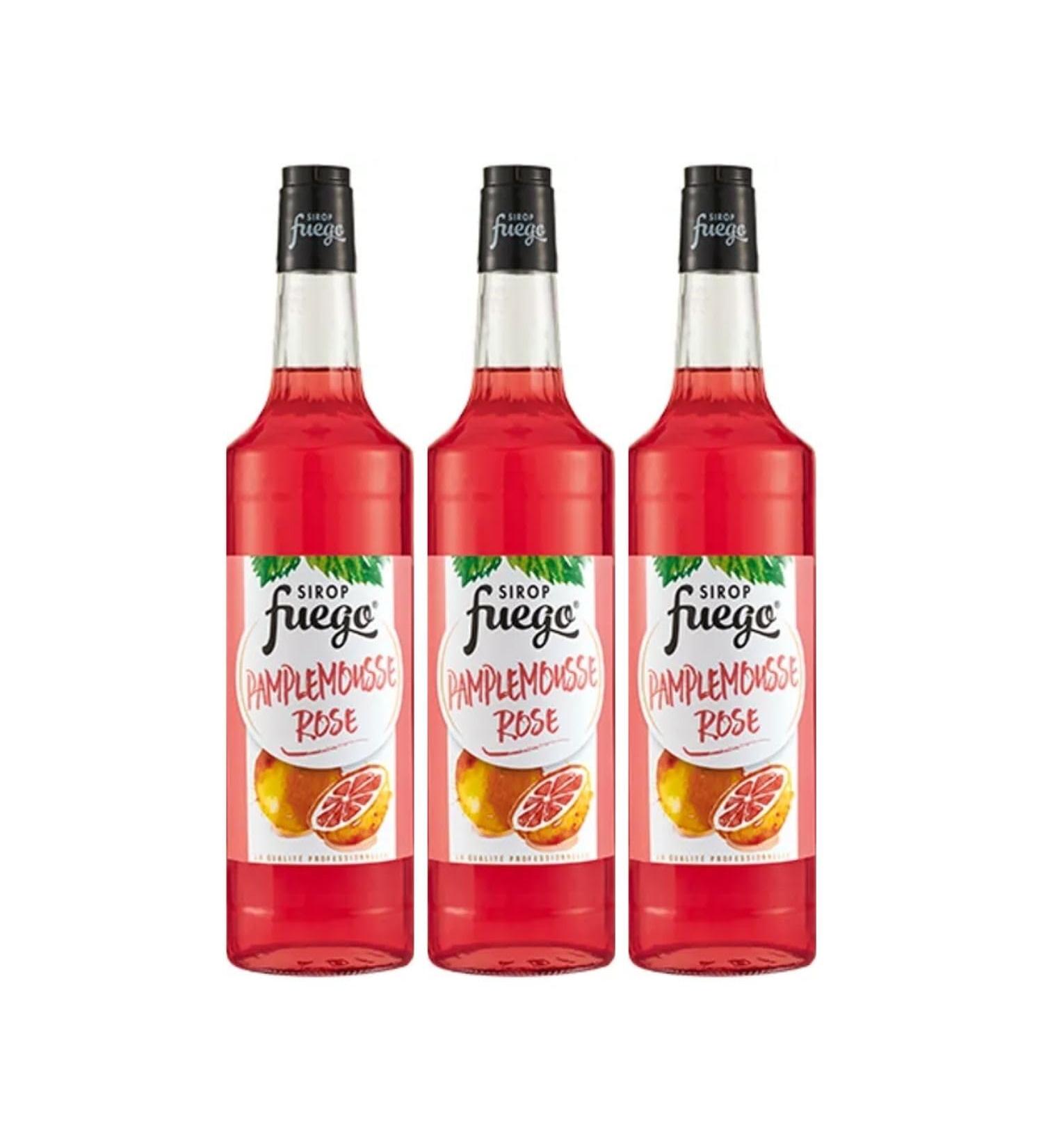 Fuego Pink Grapefruit Syrup - 3 x 1L