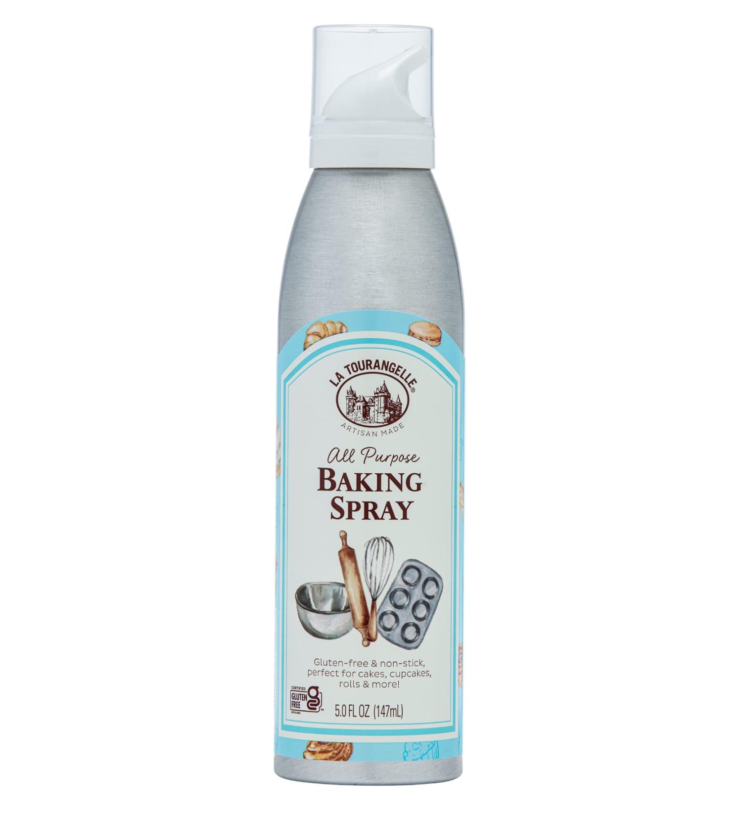 La Tourangelle All Purpose Baking Spray - Gluten-Free, Non-Stick, Chemical Free, 5 fl oz - Buy Online on GoSupps.com