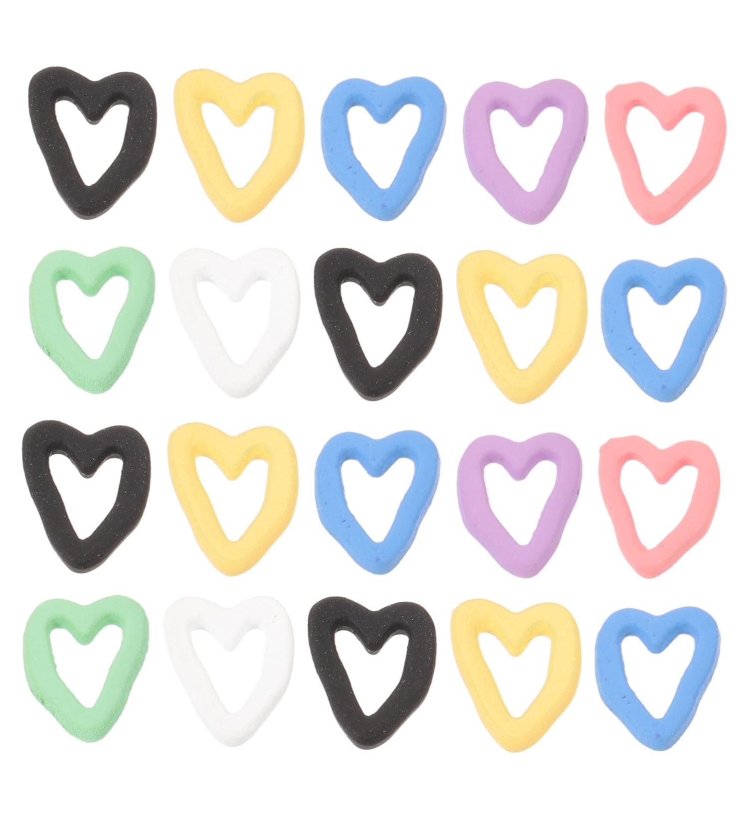 FRCOLOR Nail Decor 20pcs Christmas Decorations Heart Decorations Christmas Ornament Women Manicure Supplies Manicure Decors Manicure Charms Manicure Decoration Girl Alloy Nail Gem - Buy Online on GoSupps.com