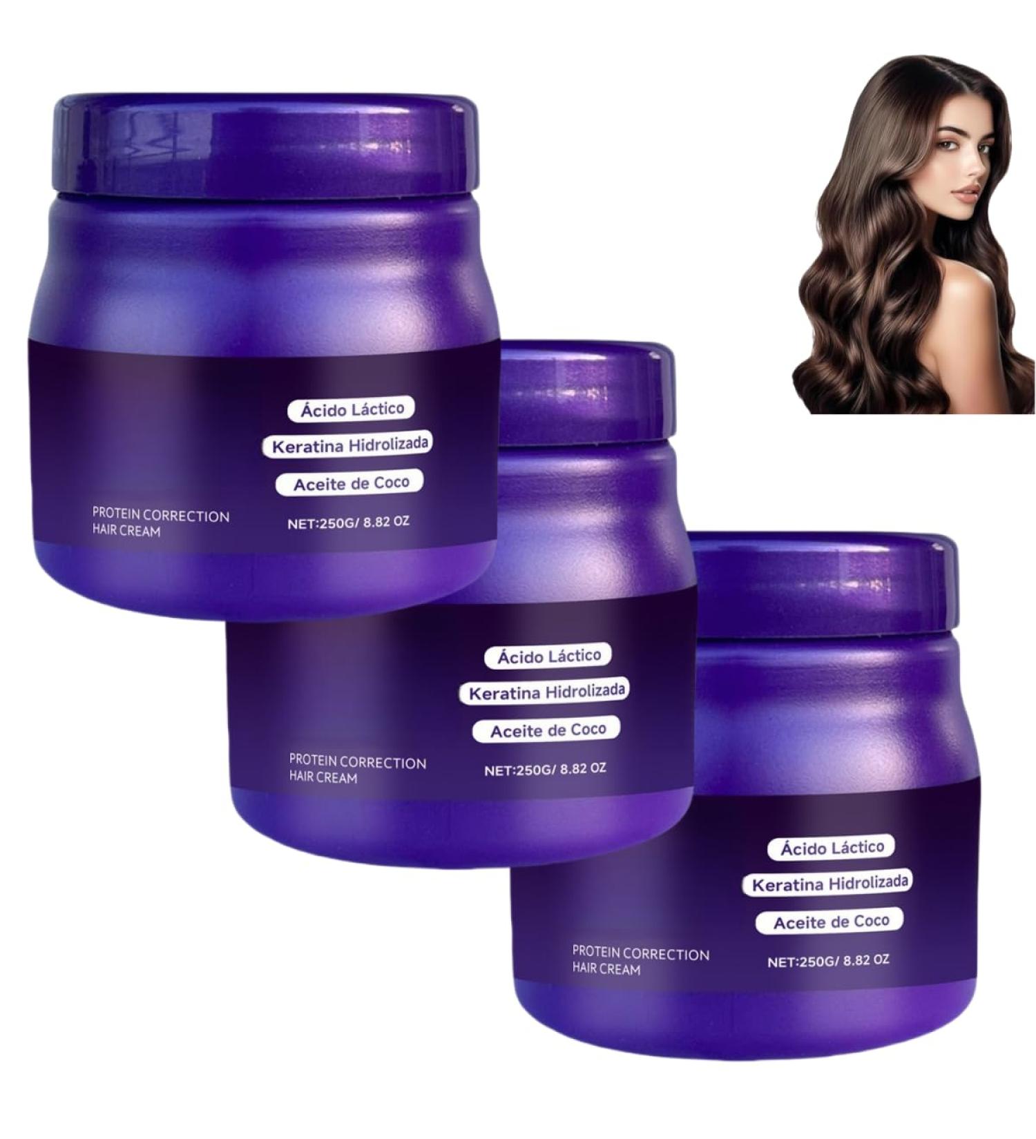 Cr me lissante pour femmes anti-frisottis la k ratine pour un r sultat lisse et soyeux longue dur e et une chevelure lisse. Dites adieu aux frisottis. 3pcs - Buy Online on GoSupps.com