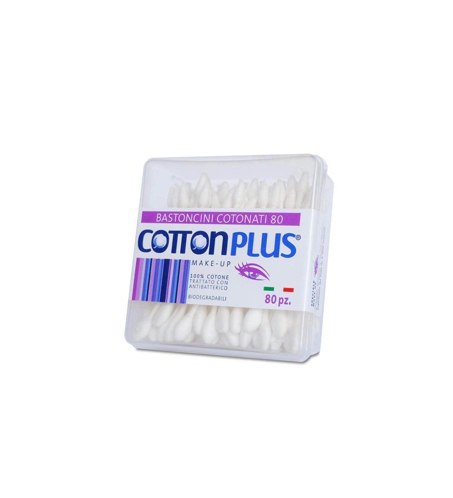 Cotton Plus Makeup Cotton Sticks - 80 Pieces | Dual Heads for Versatile Beauty Application | Cotton FiOC - Buy Online on GoSupps.com