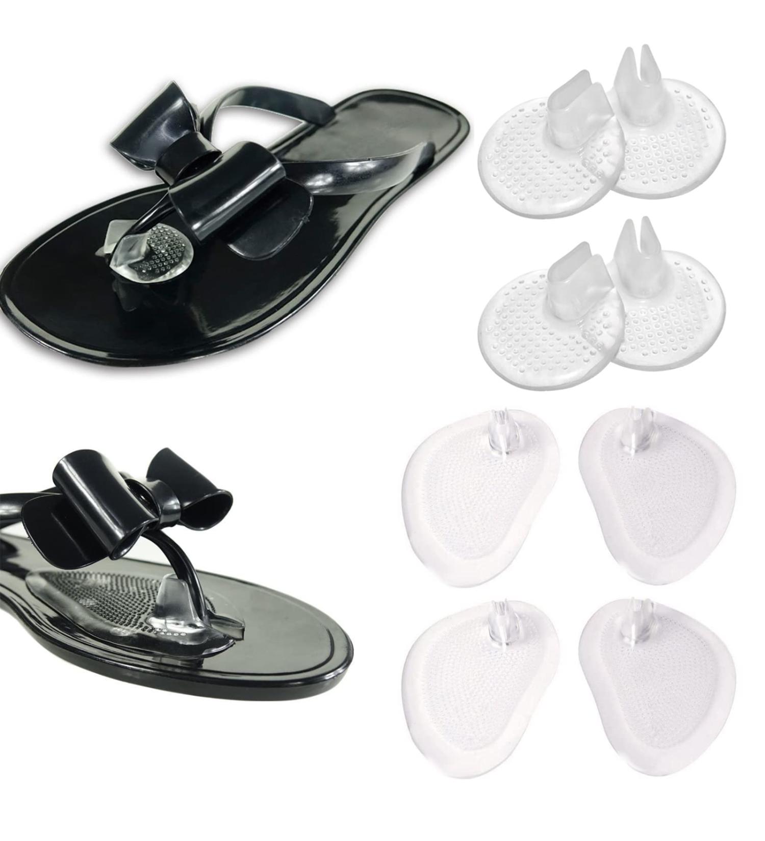 4 Pairs Non-Slip Metatarsal Pads for Thong Sandals - Ball of Foot Cushion Inserts - Buy Online on GoSupps.com