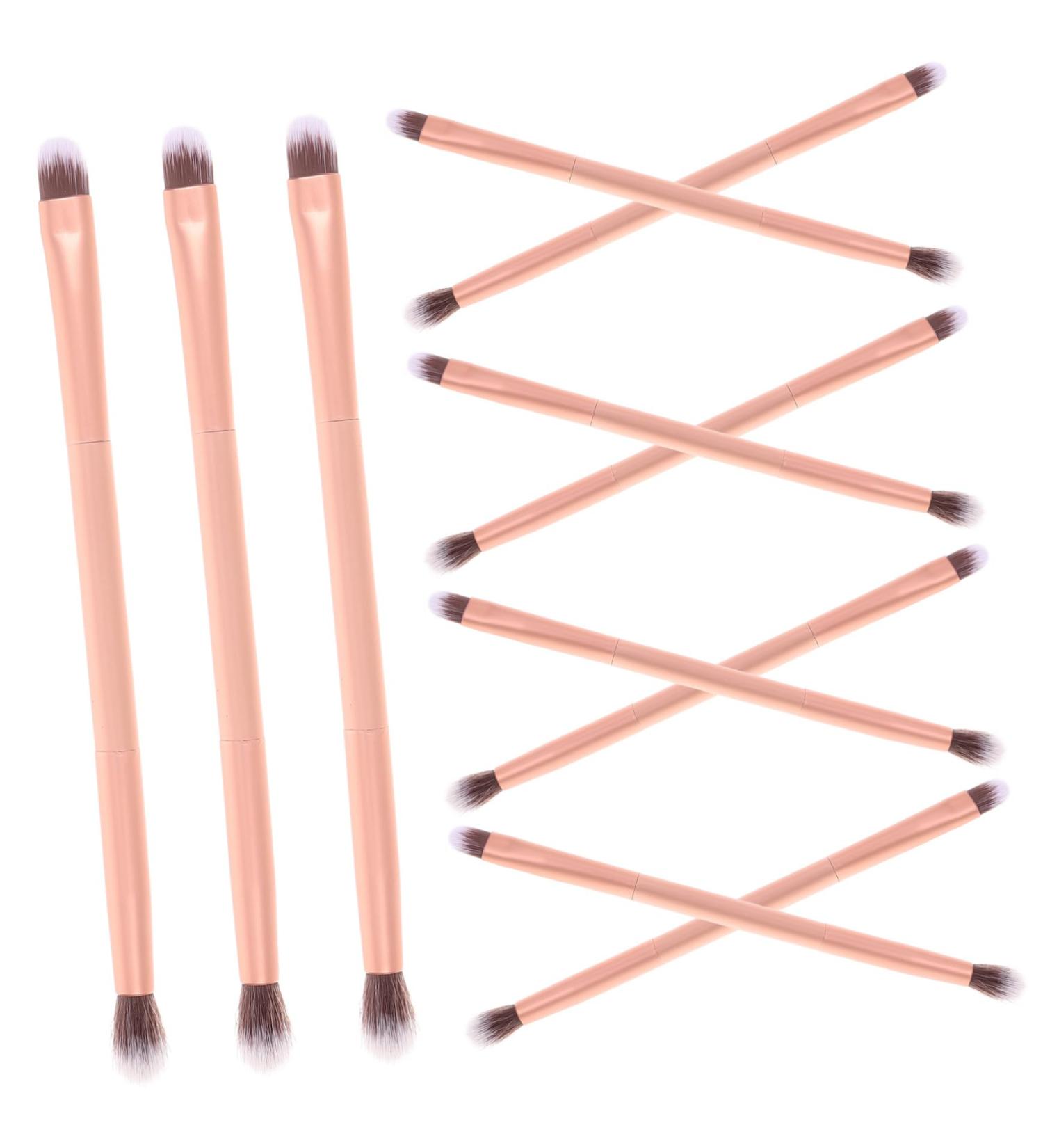 Mikinona 24pcs Makeup Brush Eye Shadow Brush Lash Applicator Double Sided Brush Facial Tool Artificial Fiber - Buy Online on GoSupps.com