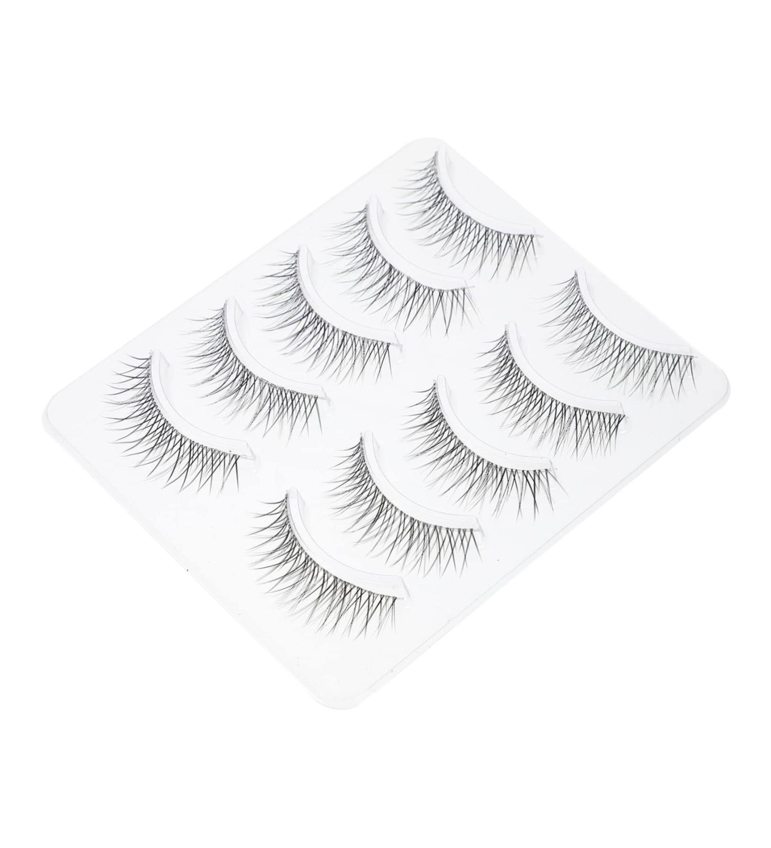 FRCOLOR 5 Pairs Eyelashes Natural False Lashes Fluffy Volume Lashes Girl Makeup Eyelash Faux Lashes Fake Lashes Cosmetic Accessories Chemical Fiber 3d Elasticity Tool - Buy Online on GoSupps.com