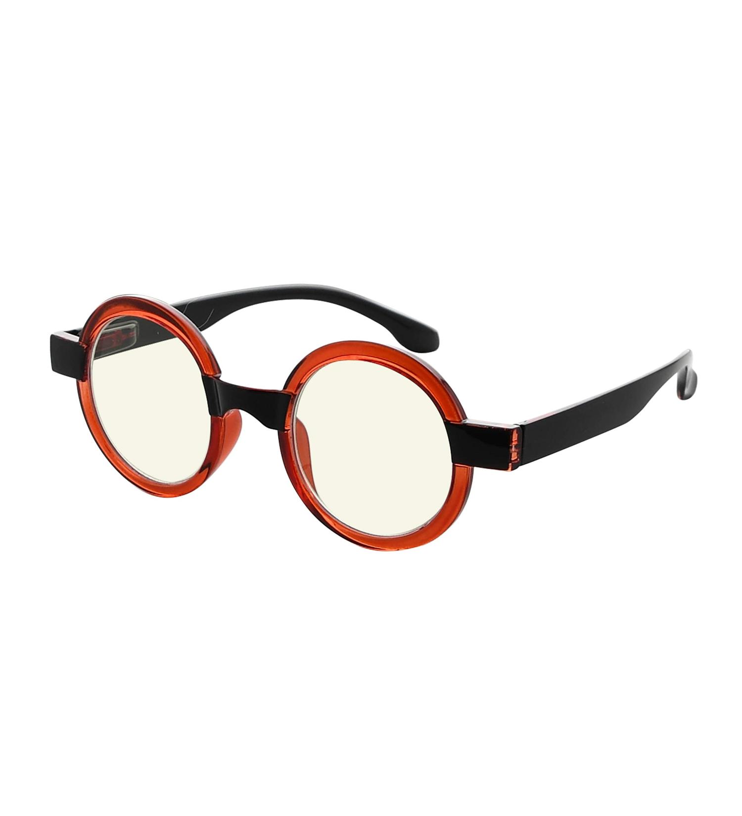 Eyekepper Reading Glasses - Blue Light Blocking Round Computer Readers for Women - Red +2.00 (2.0x - Buy Online on GoSupps.com