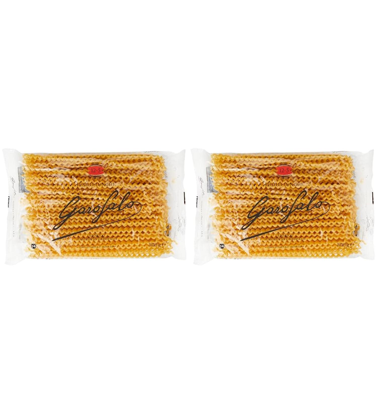 Garofalo Fusilli Lunghi Dry Pasta 500g (Pack of 2) - Buy Online on GoSupps.com
