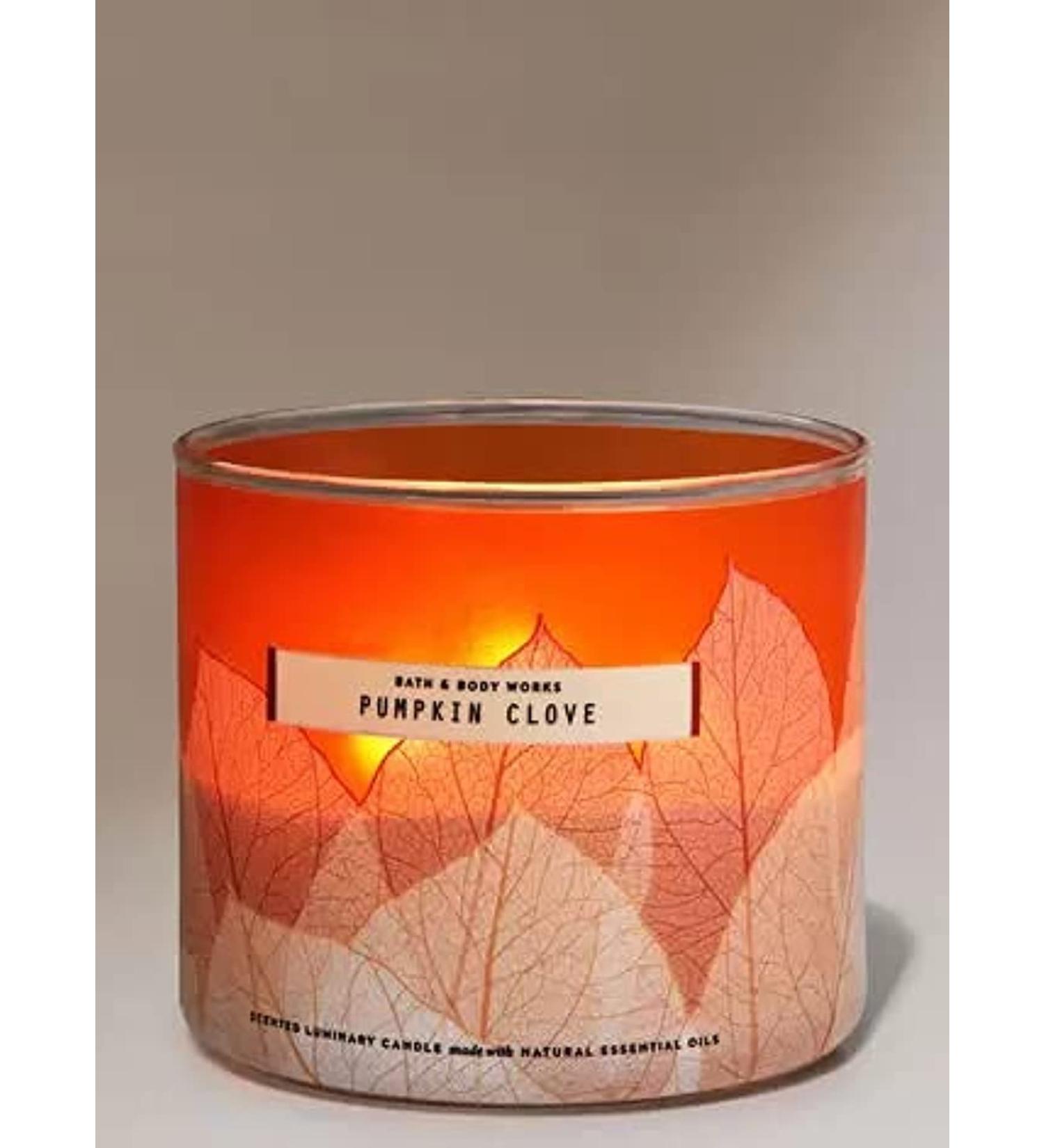 Buy Bath & Body Works White Barn 3-Wick Candle with Essential Oils - Pumpkin Clove 14.5 oz - 2021 Autumn Collection | Fast International Shipping - Buy Online on GoSupps.com