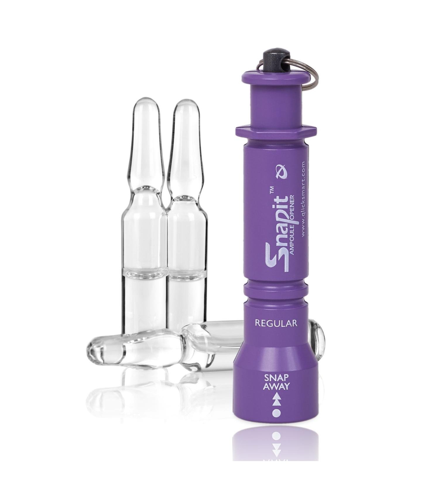 SnapIT Ampoule Opener for Glass Ampoules 1-15 ml - Plastic Purple | Purple 1-15 ml Plastic - Buy Online on GoSupps.com