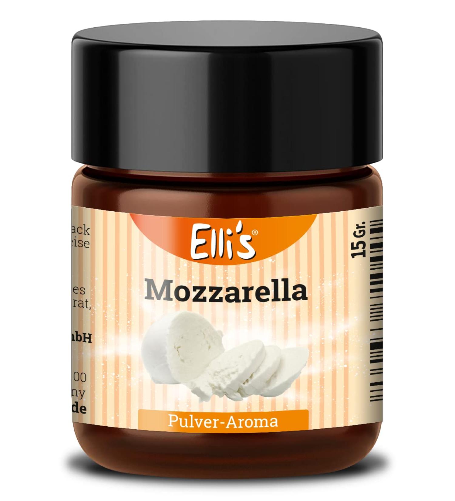 Ellis Flavors Mozzarella Powder - Vegan Low-Calorie Food Aroma for Baking & Cooking | 10g - Buy Online on GoSupps.com