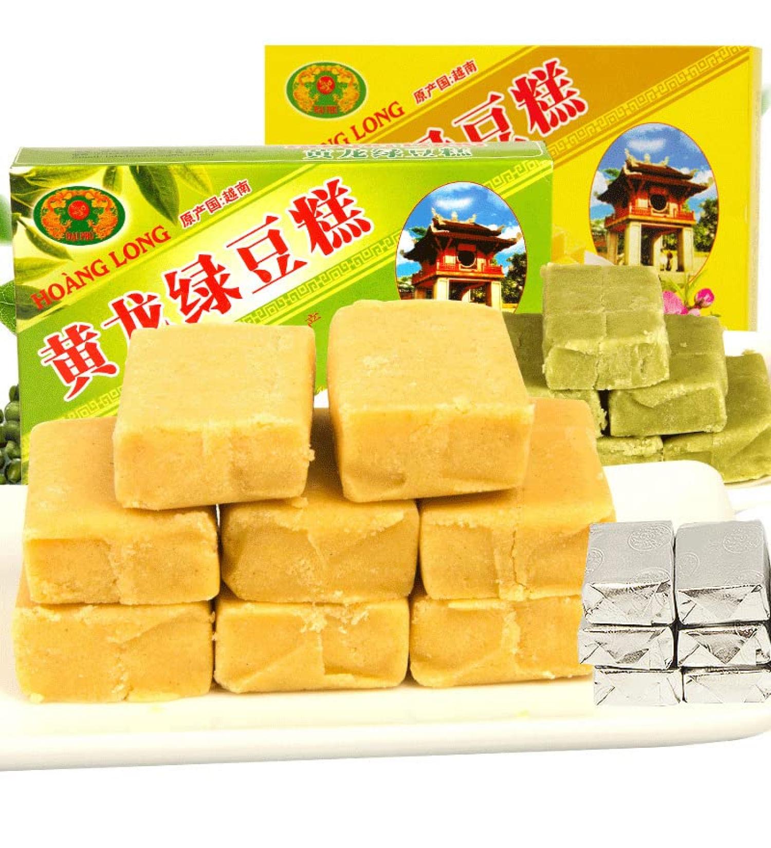 Green Bean Pastry Mung Bean Cake Traditional Chinese Soft Biscuits Natural Vegetarian Sweet Mini Green Bean Dessert Mung Bean Pastry Office Snacks Gift Pack Delicious Food (Matcha Flavor 200g 4pack) Matcha flavor 200g 4pack - Buy Online on GoSupps.com