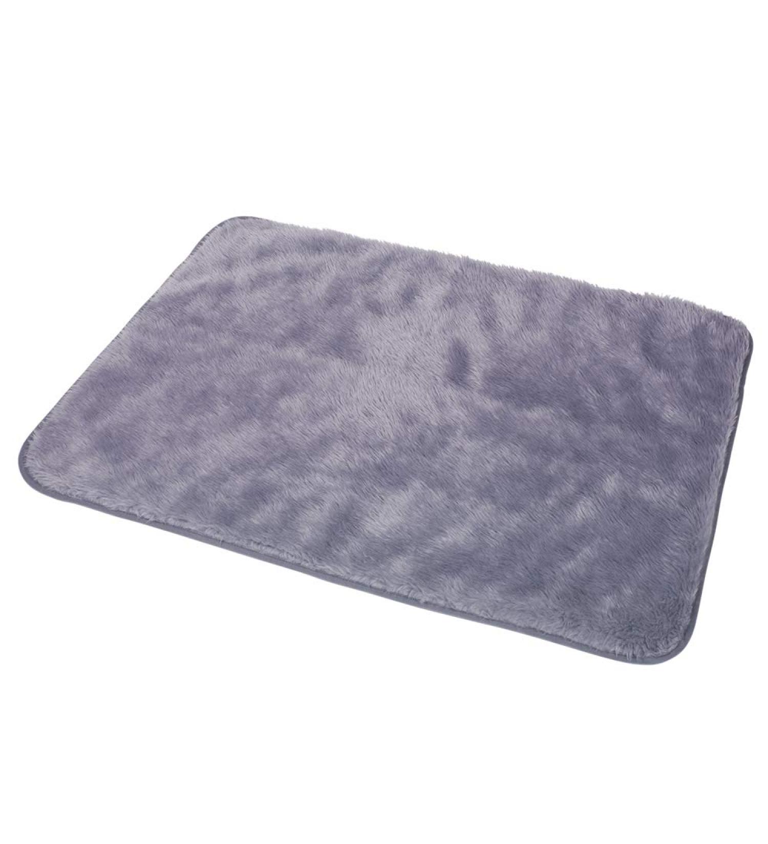 Nobby Classic TALLO Grey Fur Blanket - Soft & Cozy 75 x 50 x 3 cm | International Shipping Available - Buy Online on GoSupps.com