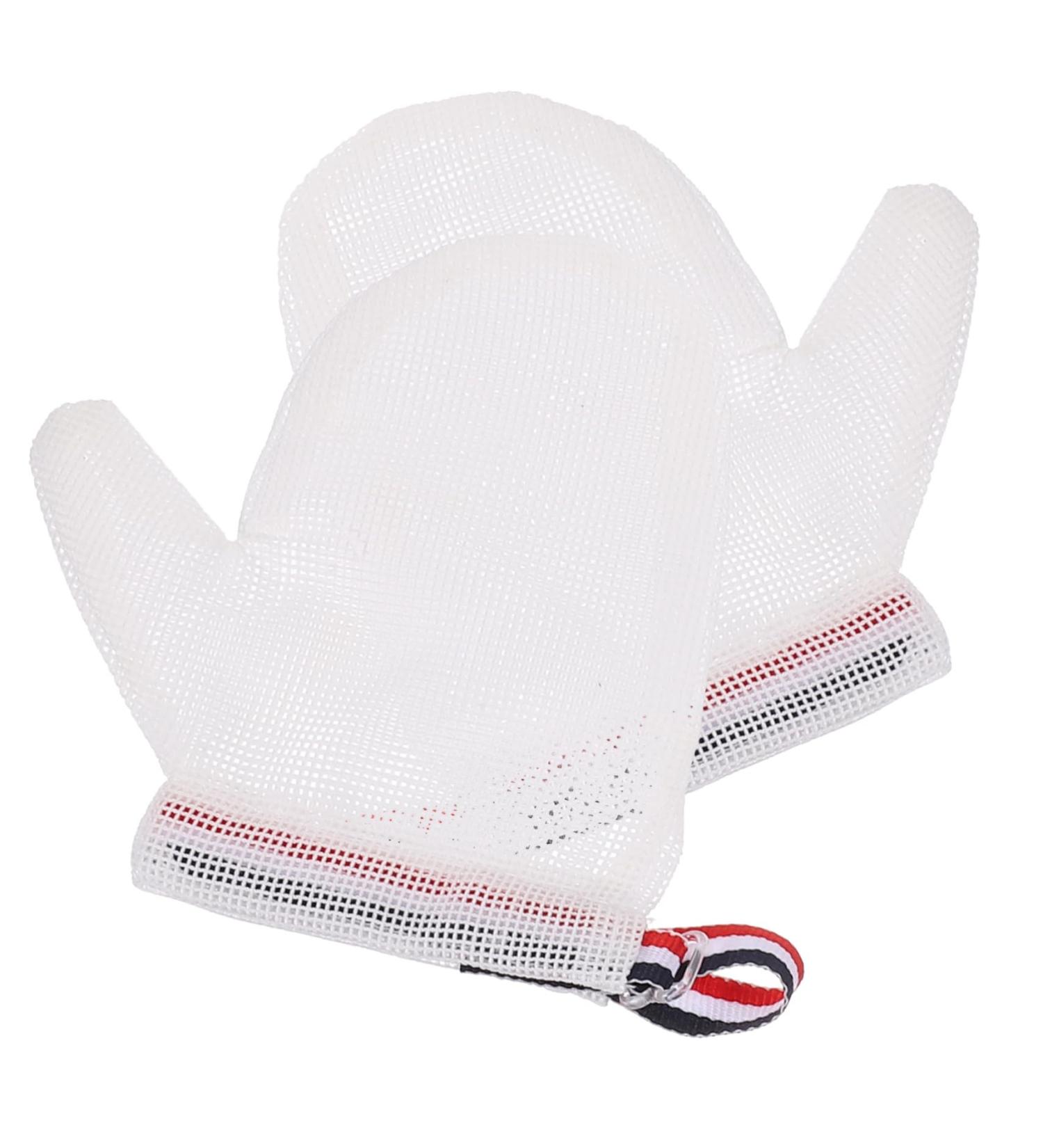 minkissy 2 Pairs Anti-eating Gloves Mittens Bassinet Newborn Pacifier Kids Pacifier Weaning Necessities Items Thumb Baby White Nylon Boy Anti-scratch Nail Biting - Buy Online on GoSupps.com